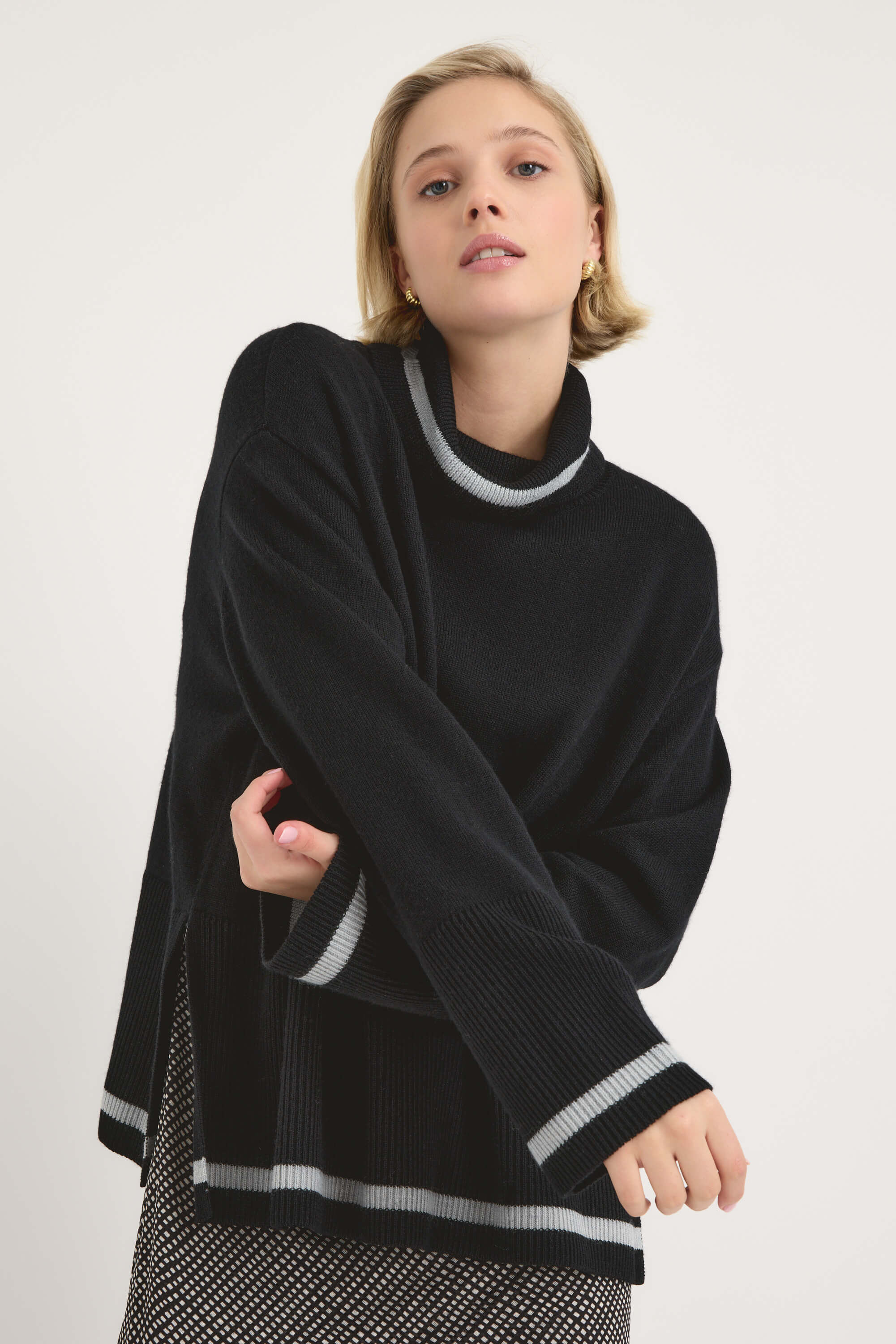 Fallon ZQ Merino Roll Neck Sweater - Image 3