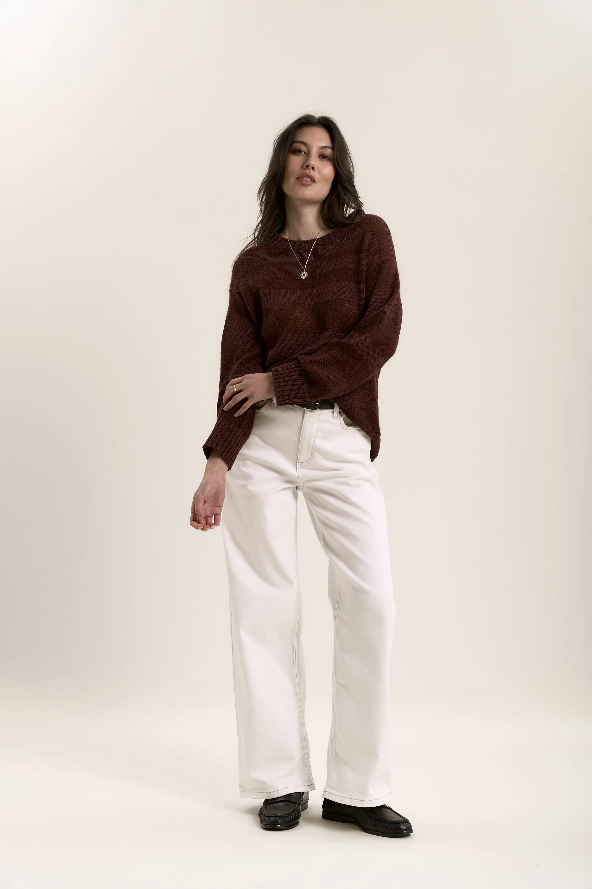 Florence Knit Detail Sweater - Image 3