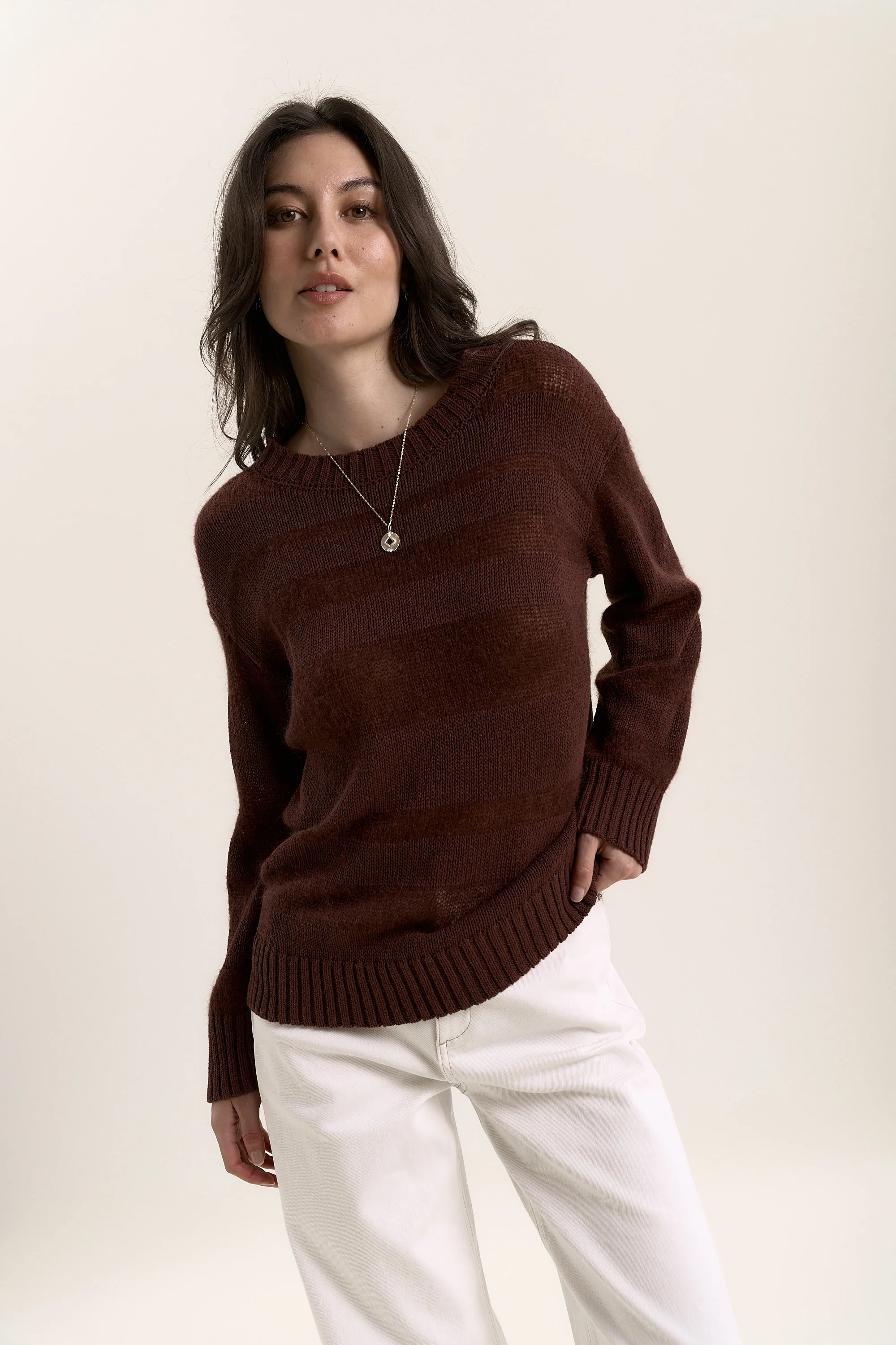 Florence Knit Detail Sweater - Image 4