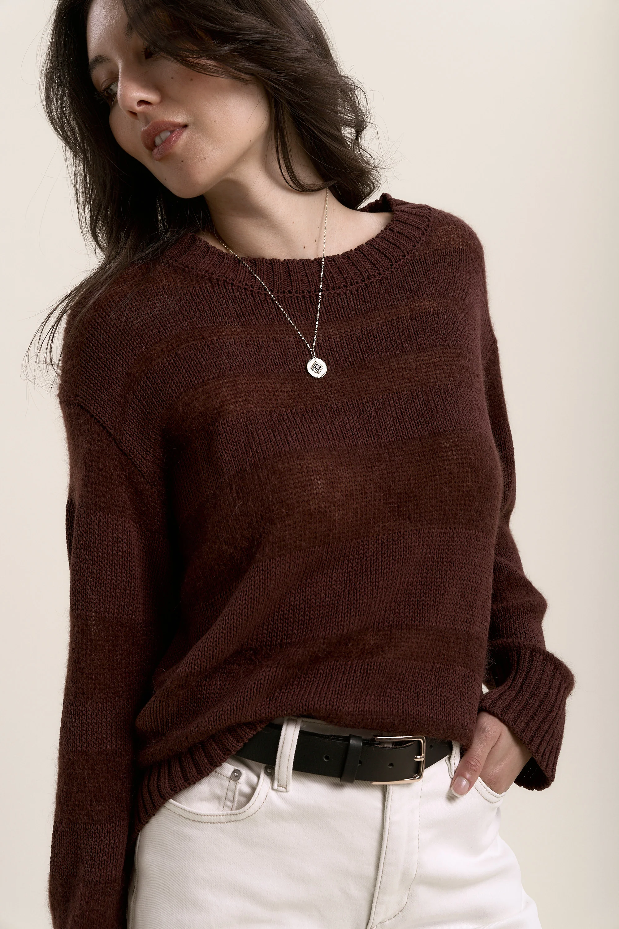 Florence Knit Detail Sweater - Image 5