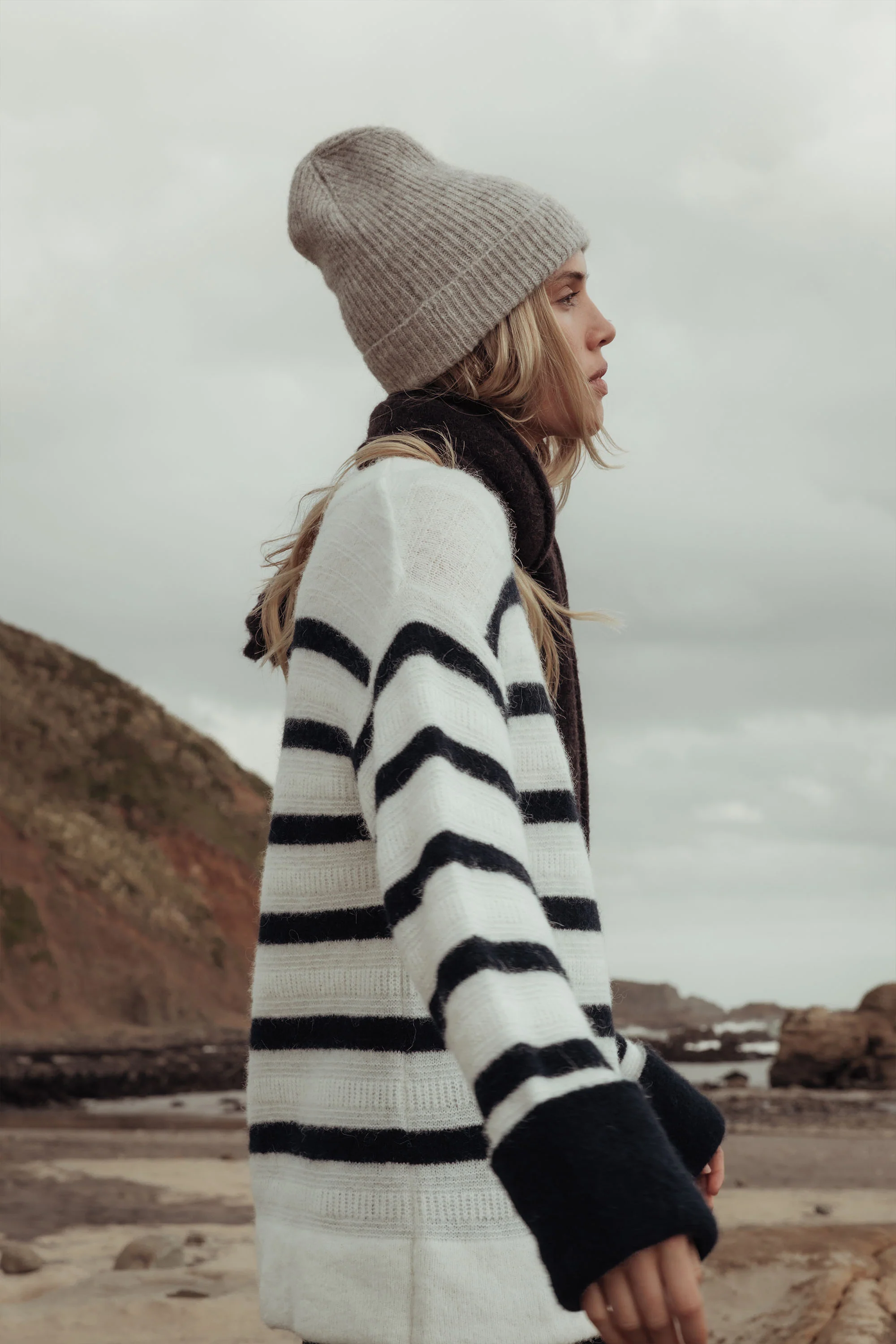 Gabby Luxe Whisper Striped Knit - Image 2