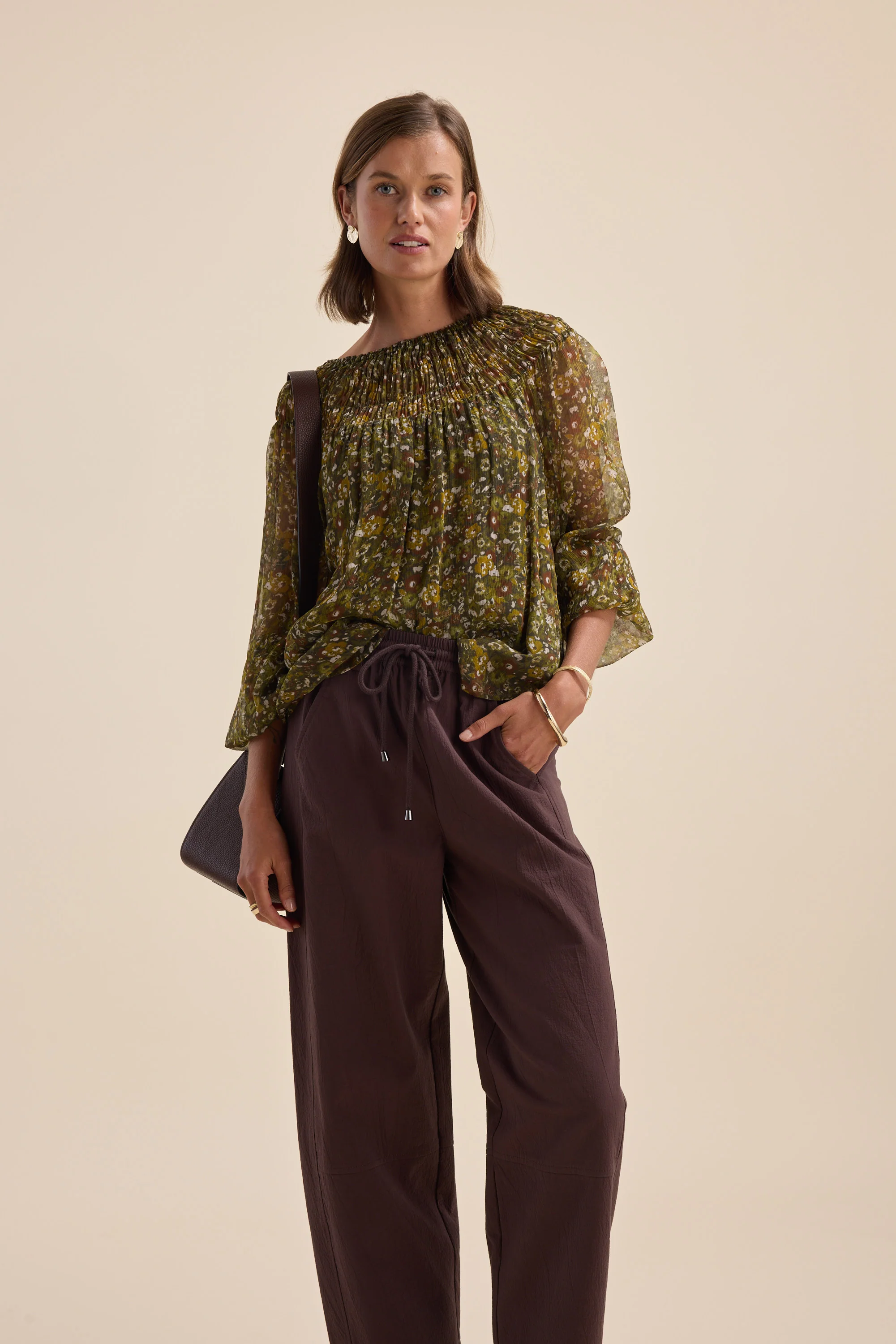 Gemma Gather Detail Top