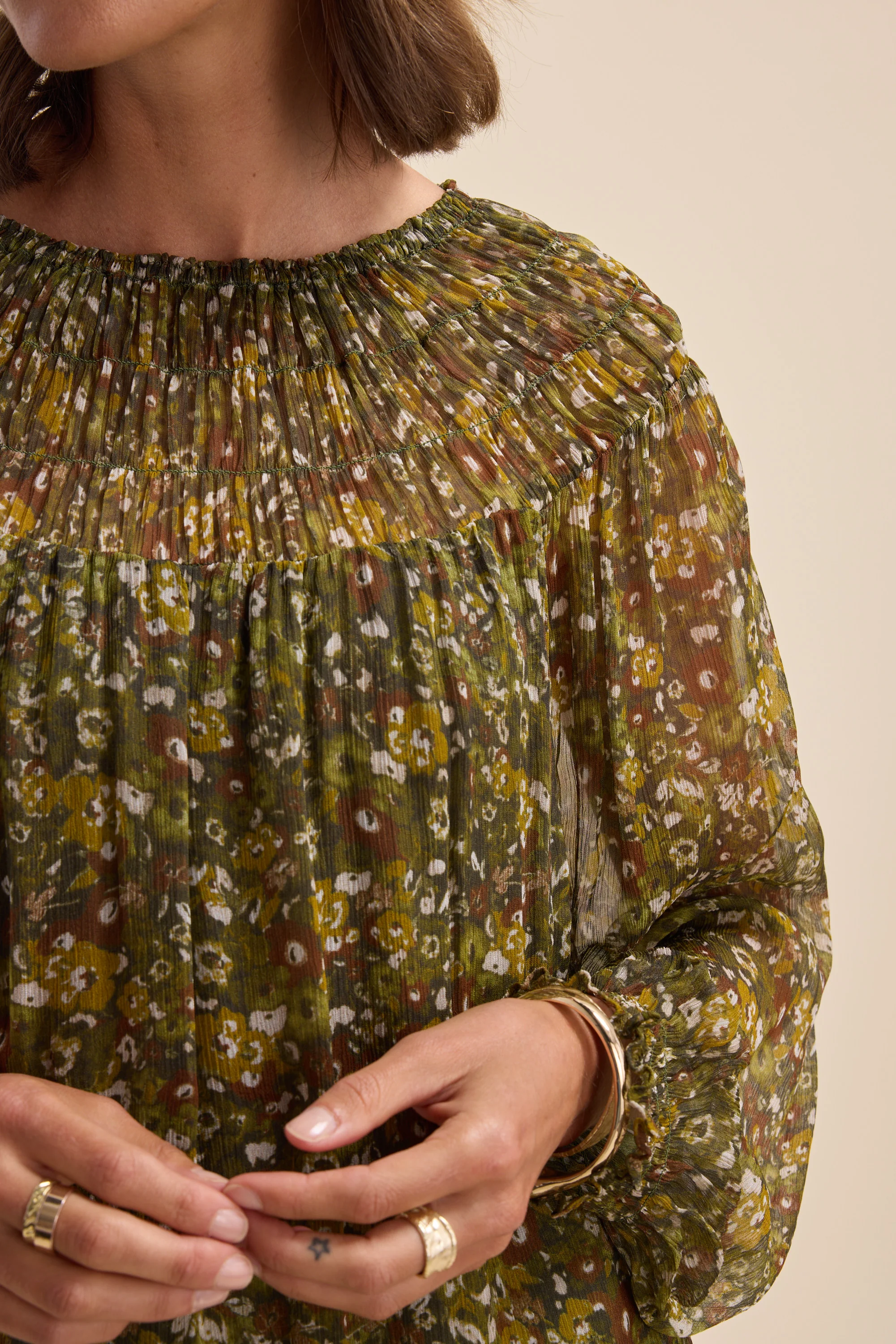 Gemma Gather Detail Top - Image 5
