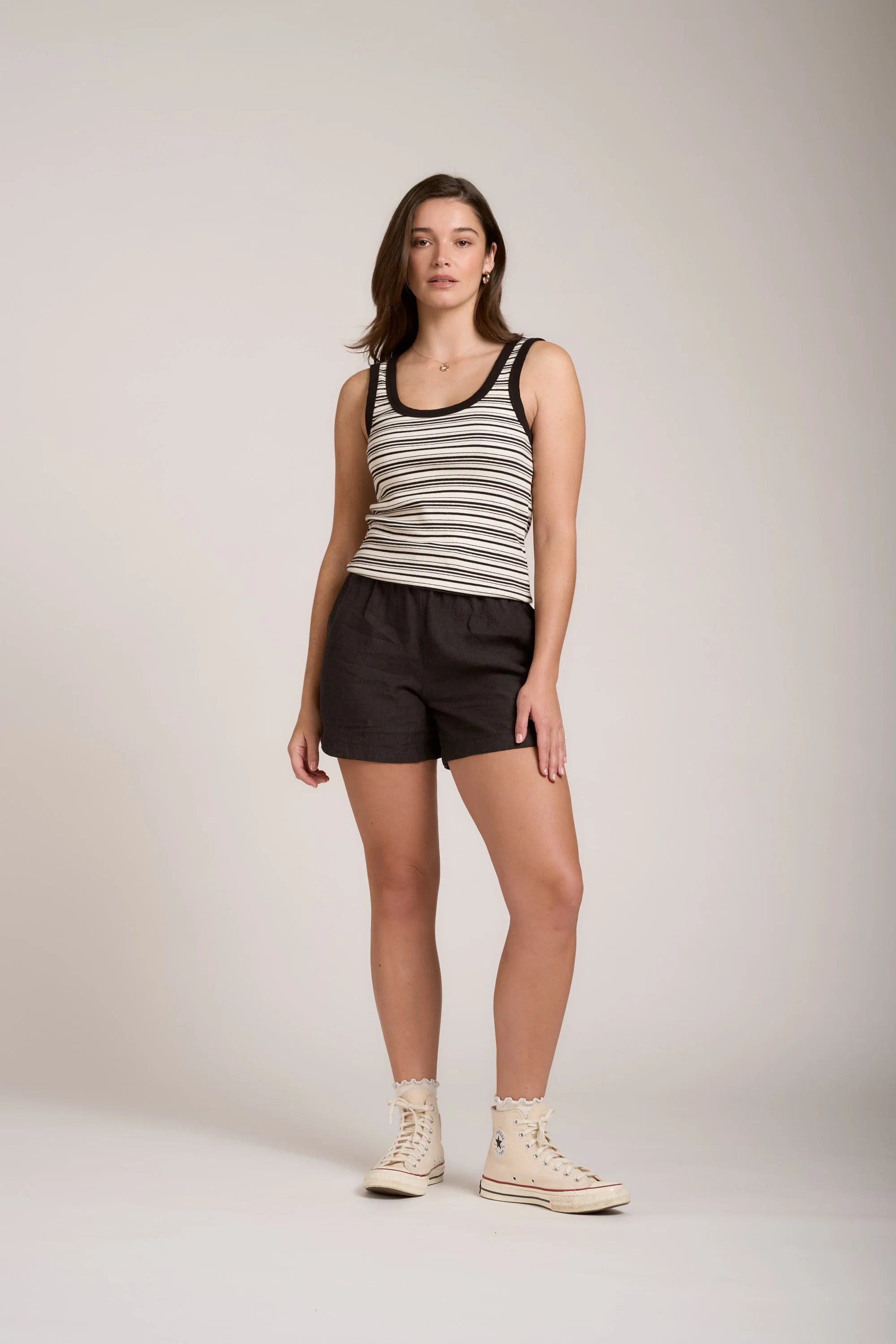 Georgia Organic Cotton Ribbed Tank - Image 2