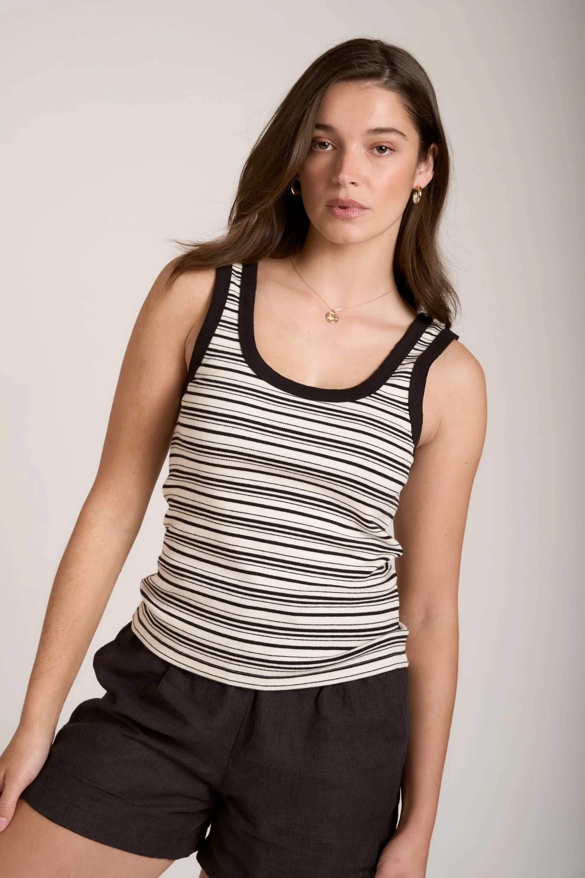 Georgia Organic Cotton Ribbed Tank - Image 3