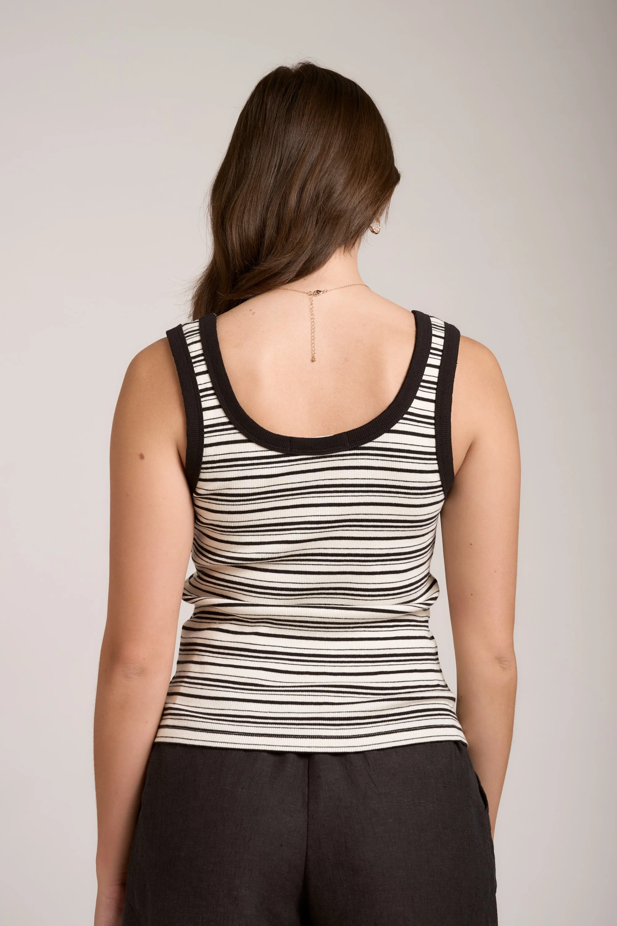 Georgia Organic Cotton Ribbed Tank - Image 4