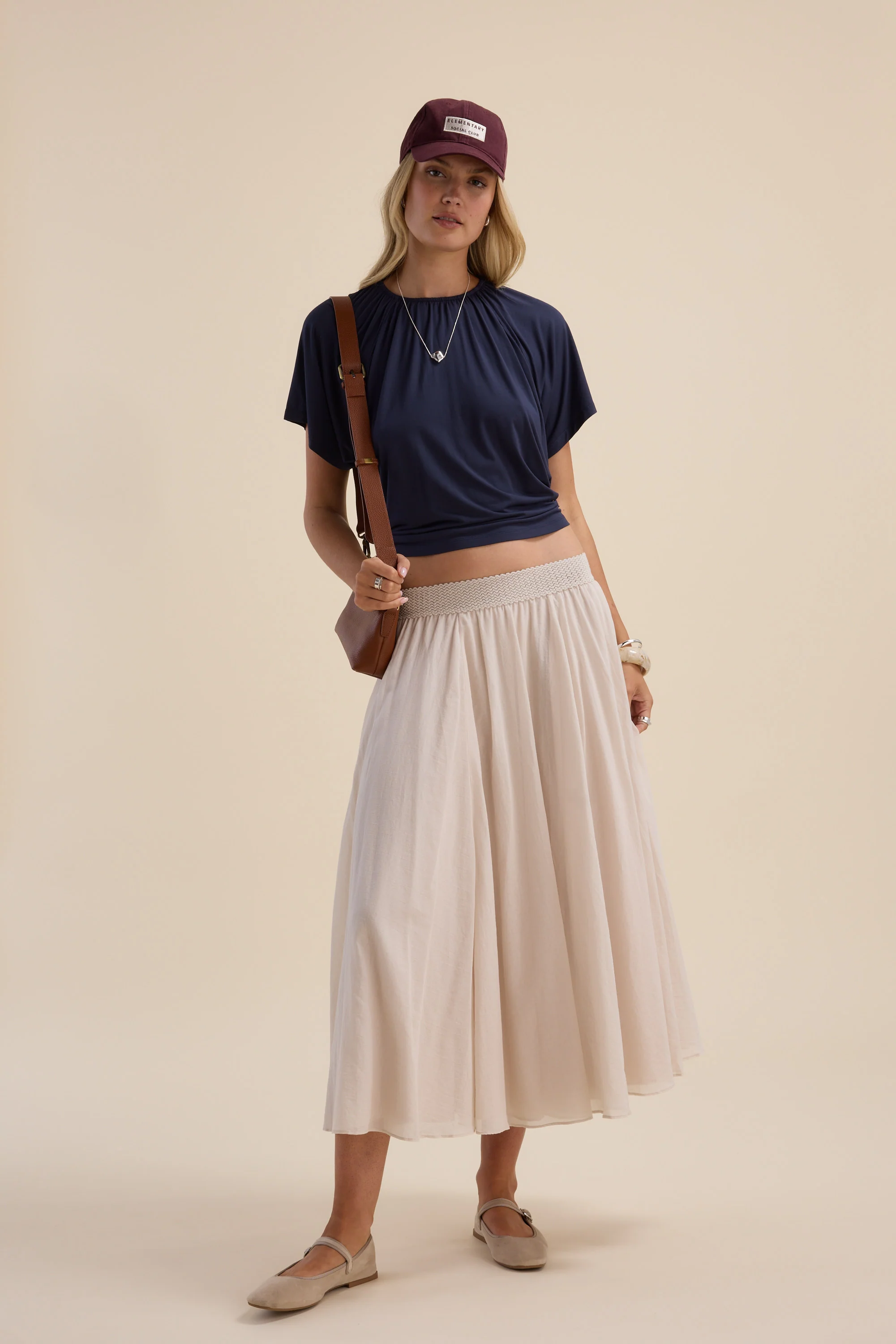 Georgie Scoop Back Tee - Image 2