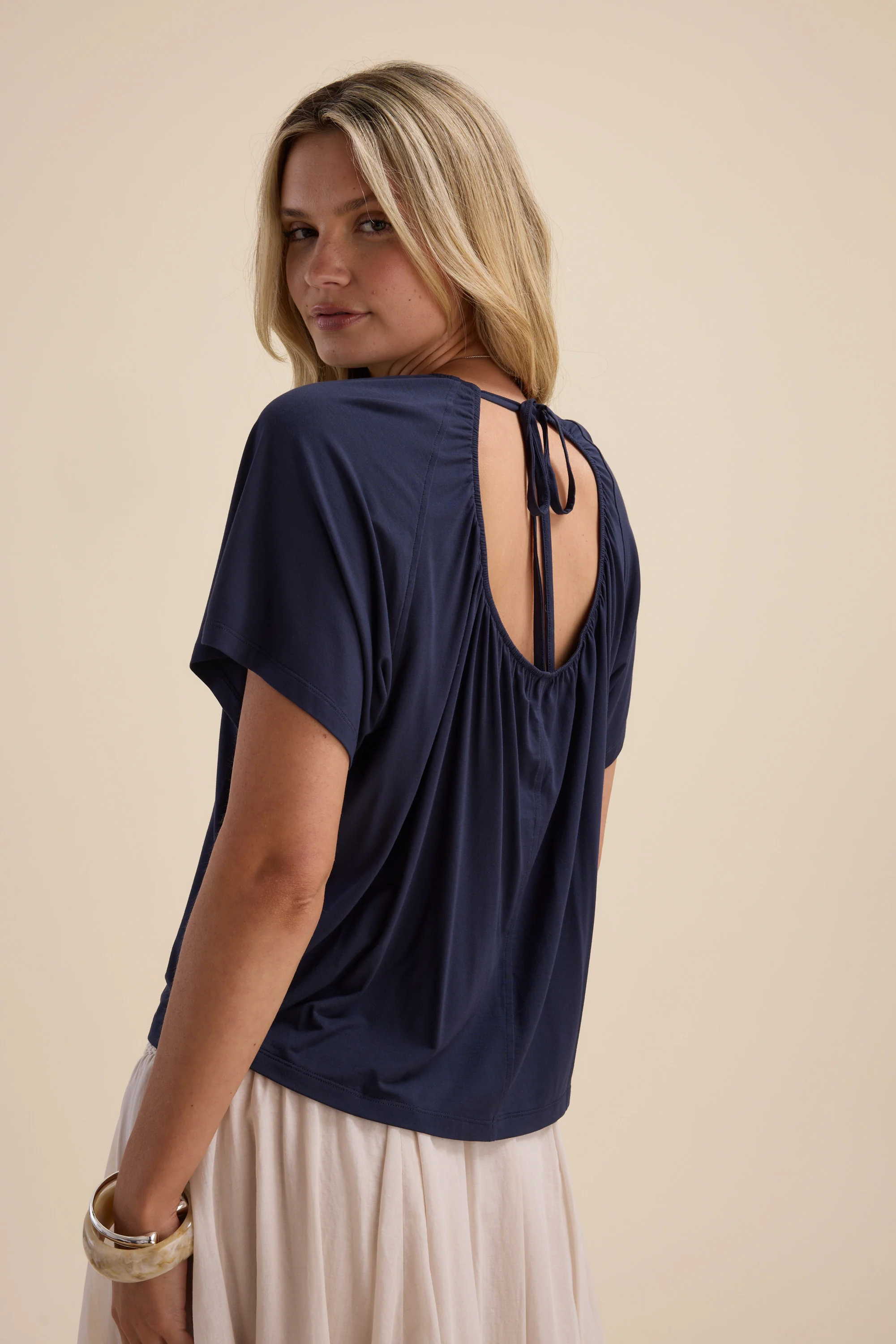 Georgie Scoop Back Tee - Image 4