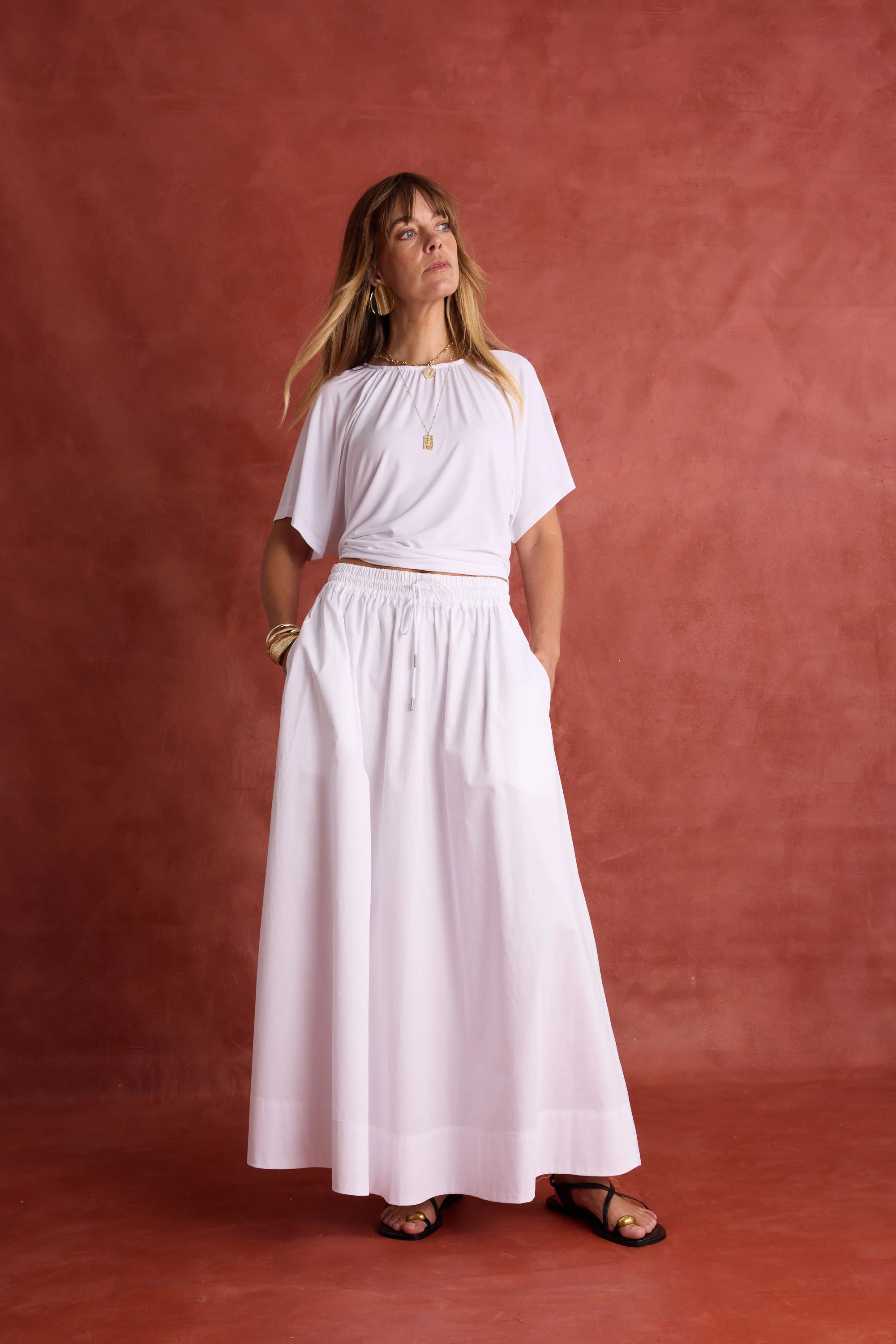 Georgie Scoop Back Tee - Image 2