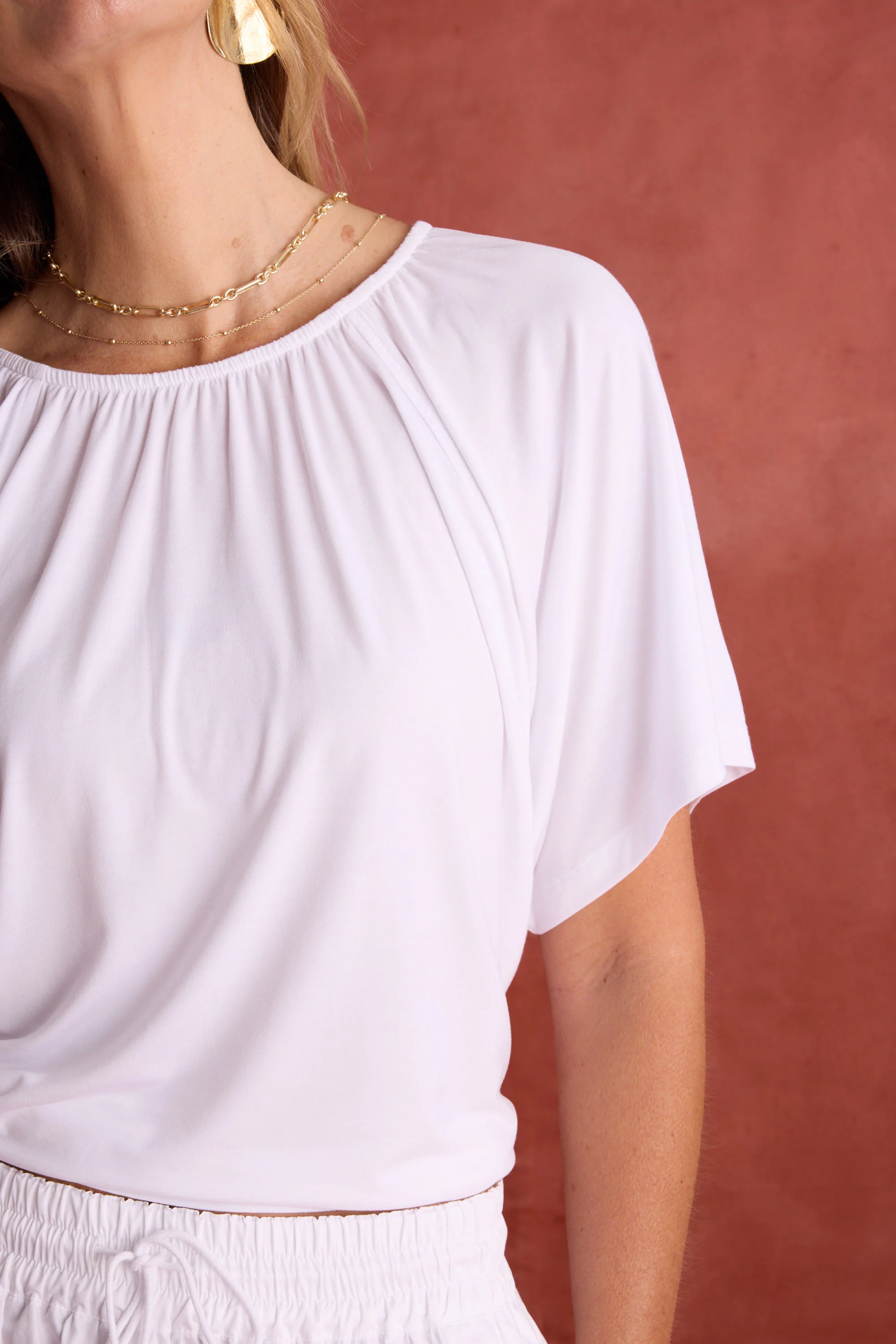 Georgie Scoop Back Tee - Image 5