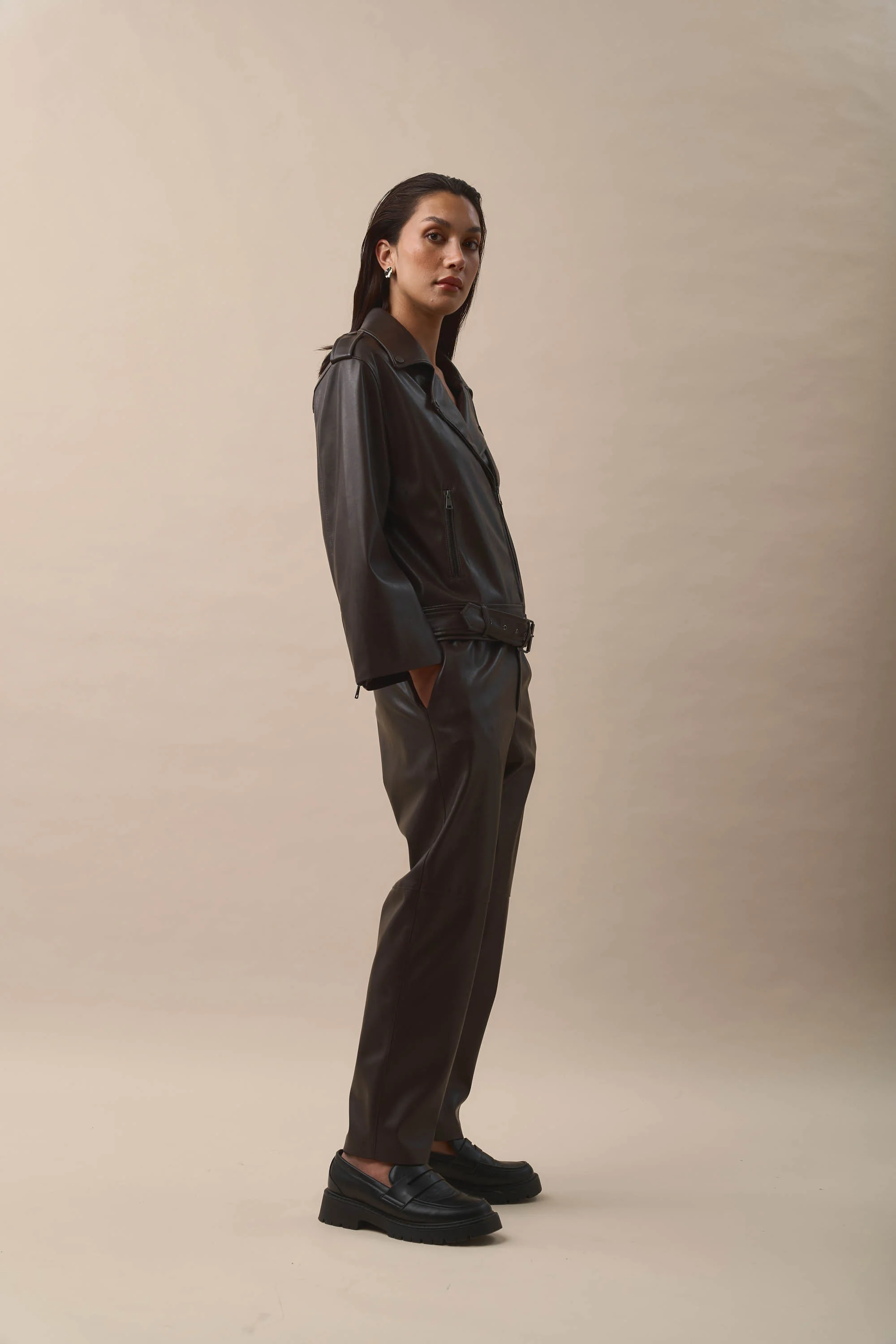 Good Company Vegan Leather Pants - Image 2