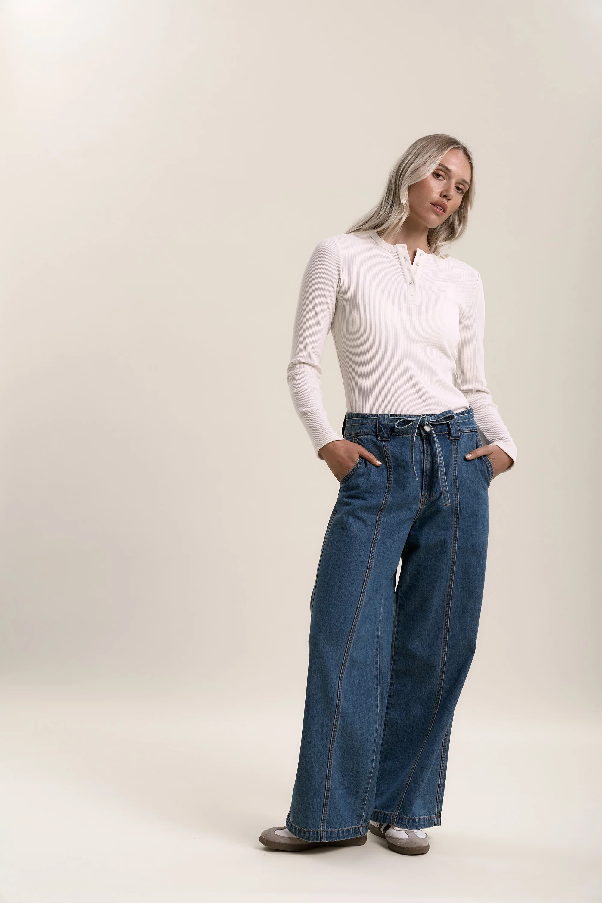 Hannah Tie Waist Jeans - Image 5