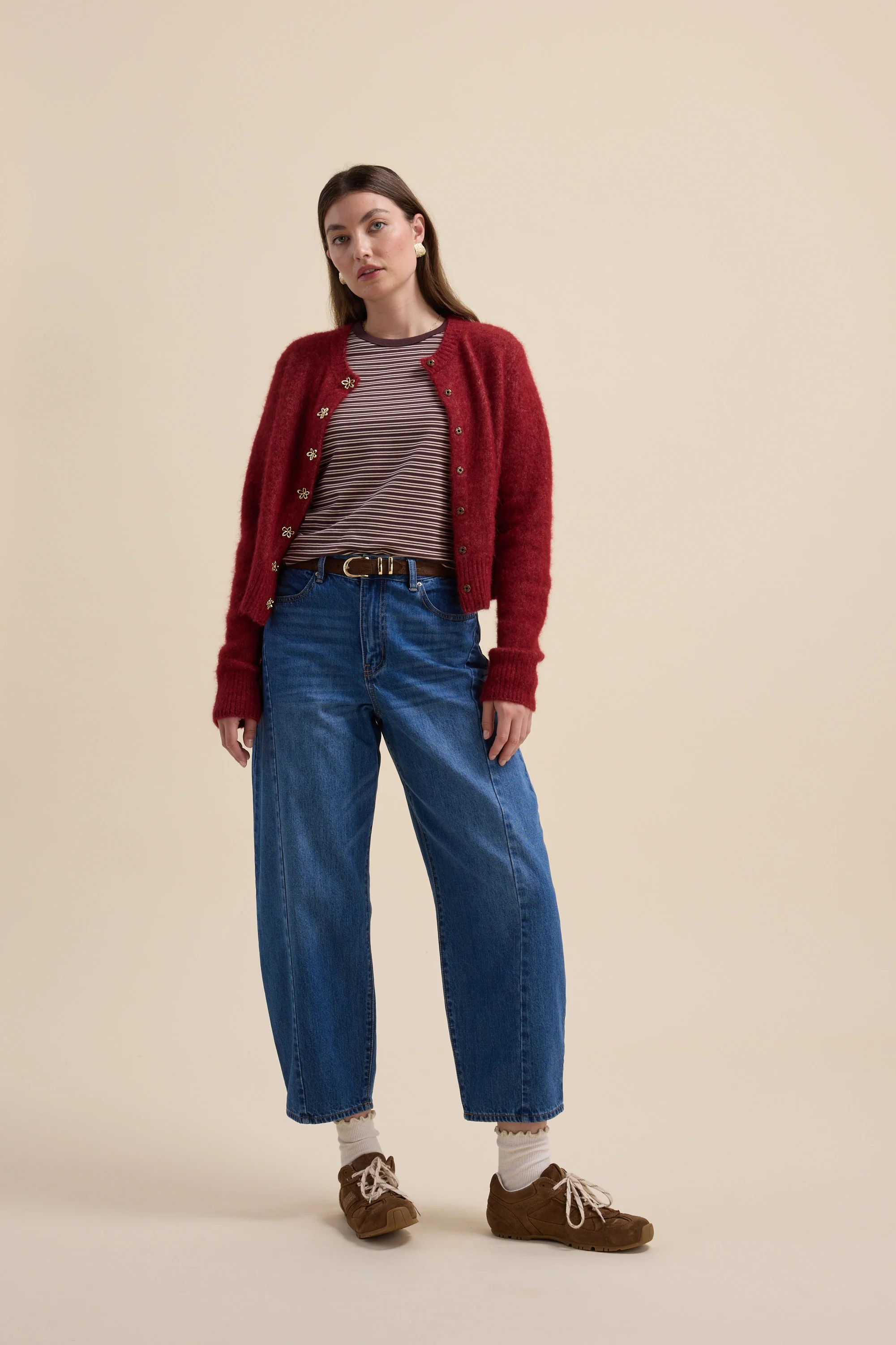 Harper Button Detail Cardigan - Image 4