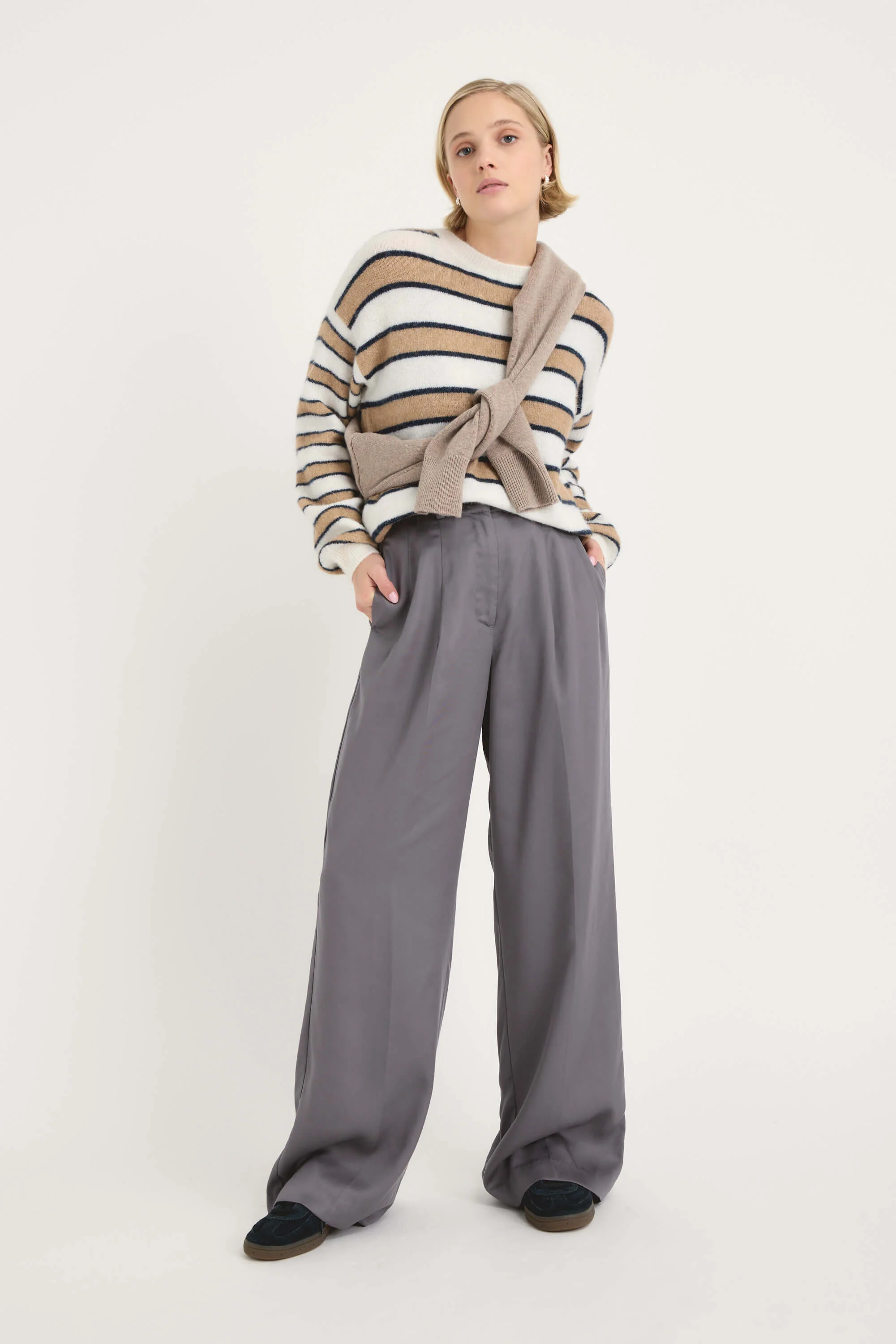 Hayley Luxe Whisper Crew Neck Sweater - Image 3