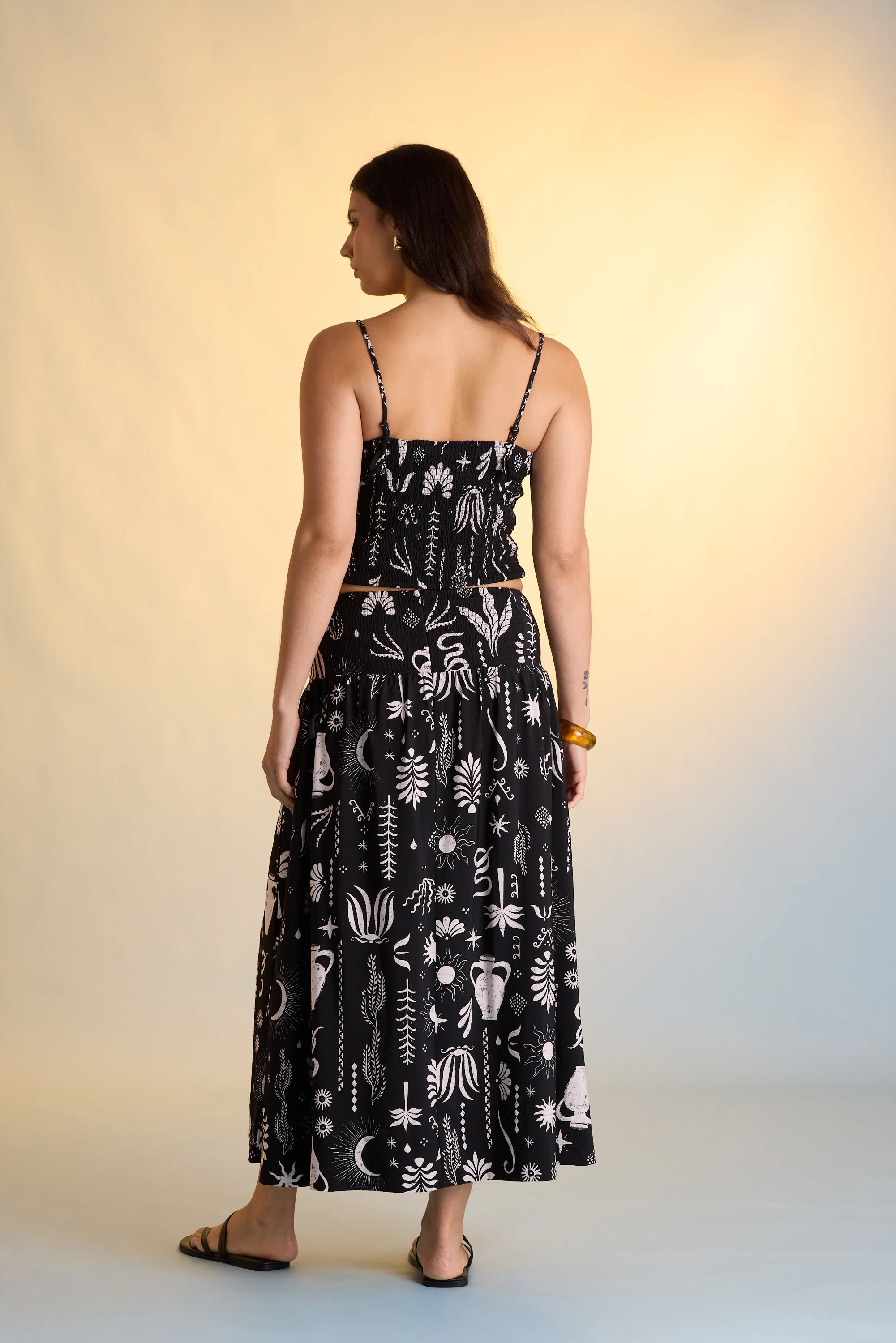 Helena Drop Waist Skirt - Image 8