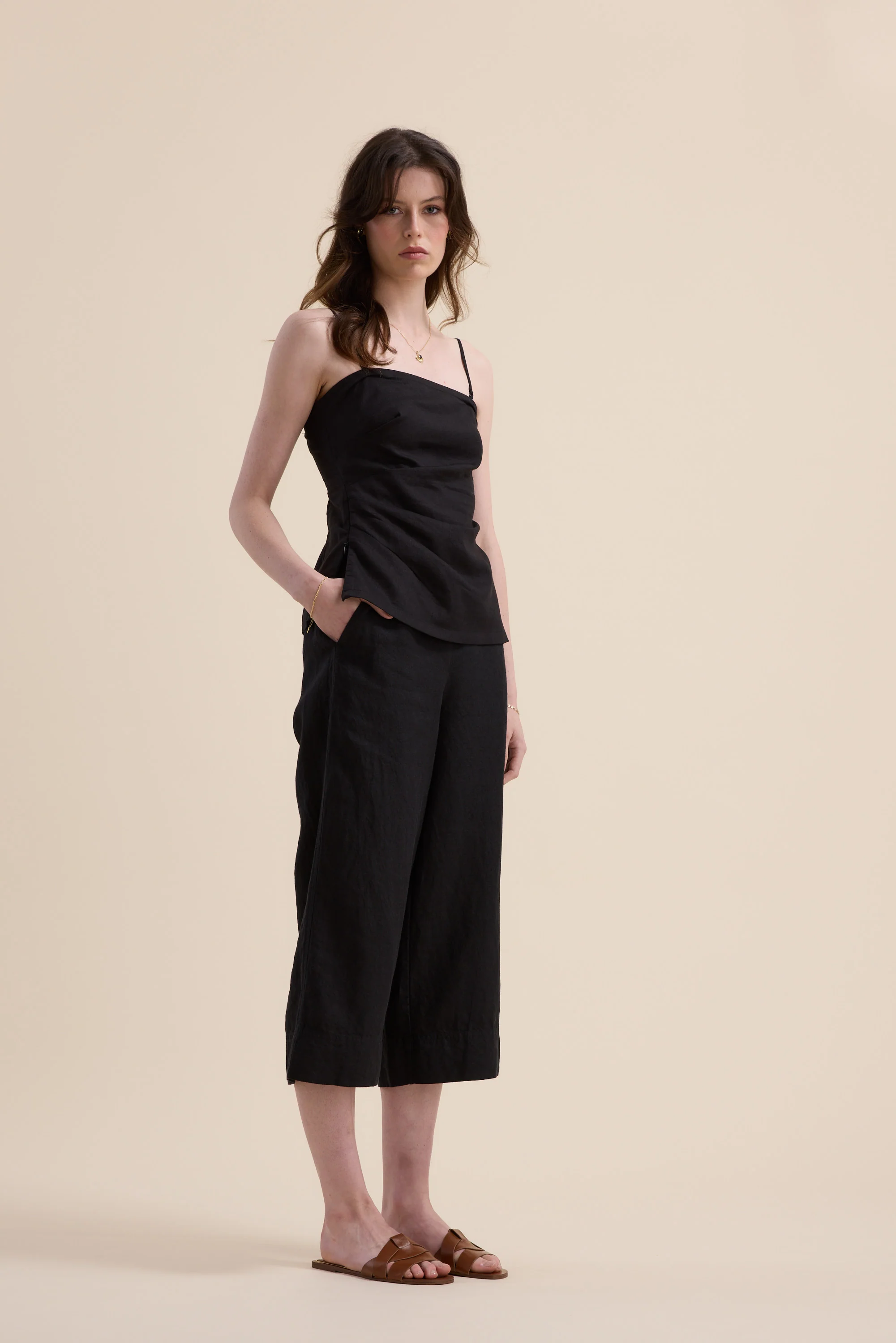 High Tide Linen Crop - Image 3