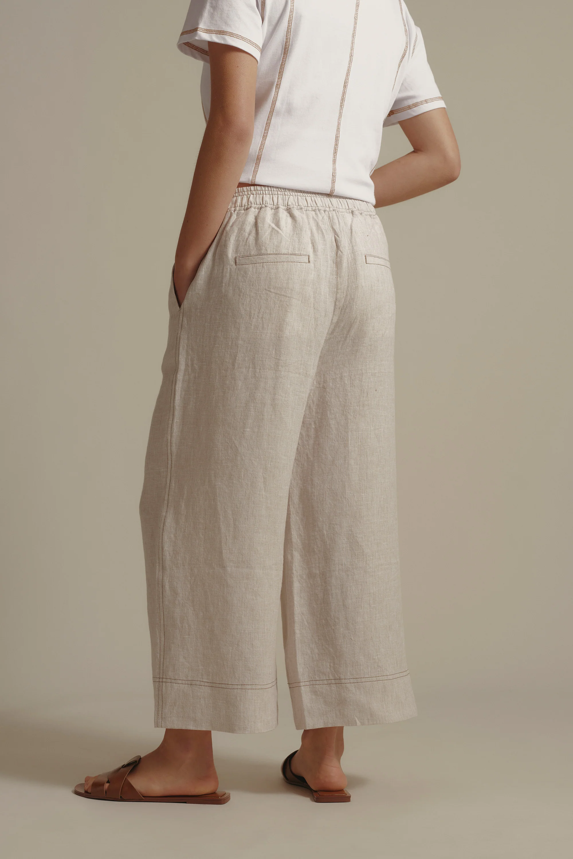 High Tide Linen Crop - Image 3