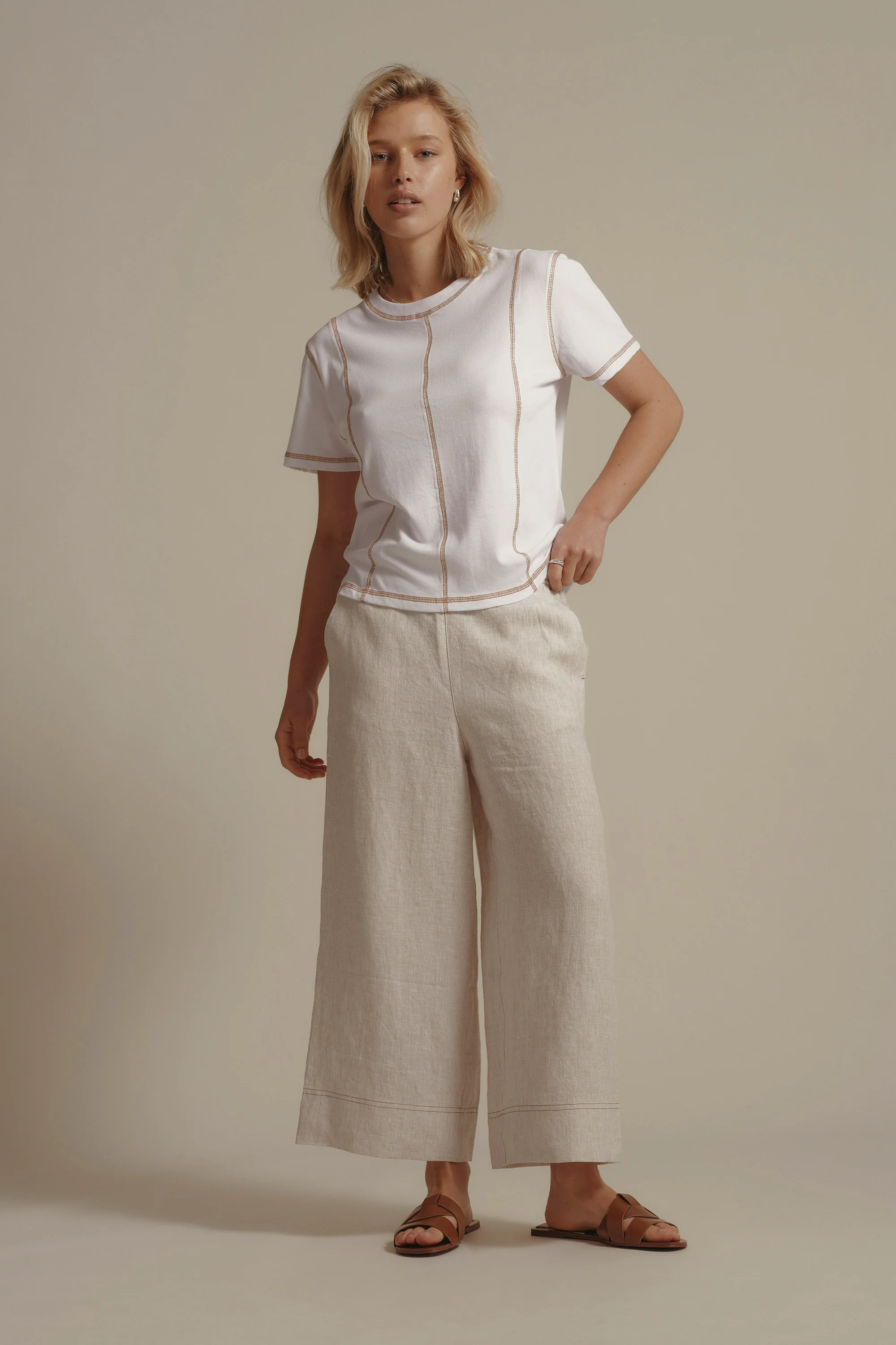 High Tide Linen Crop - Image 4