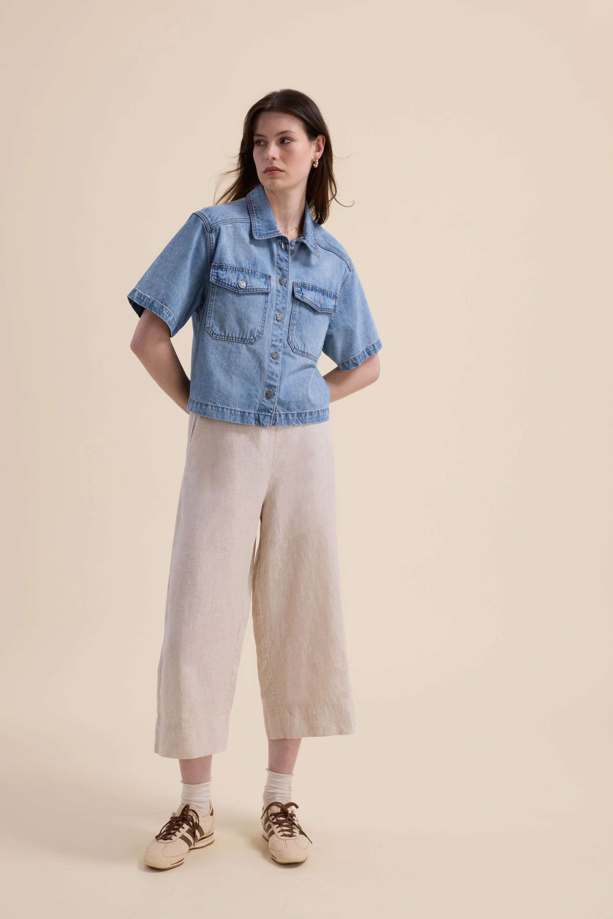 High Tide Linen Crop - Image 4
