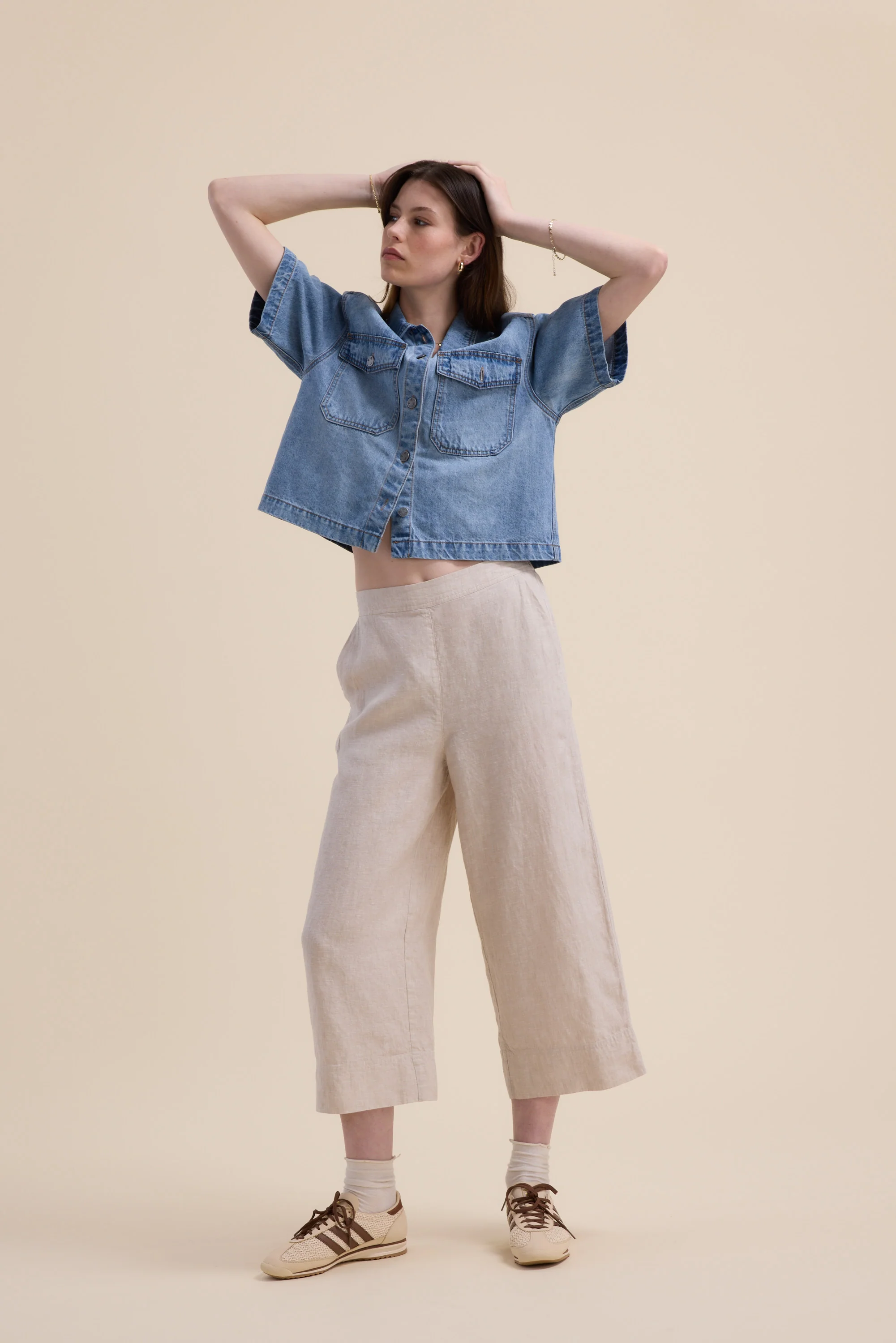 High Tide Linen Crop - Image 5