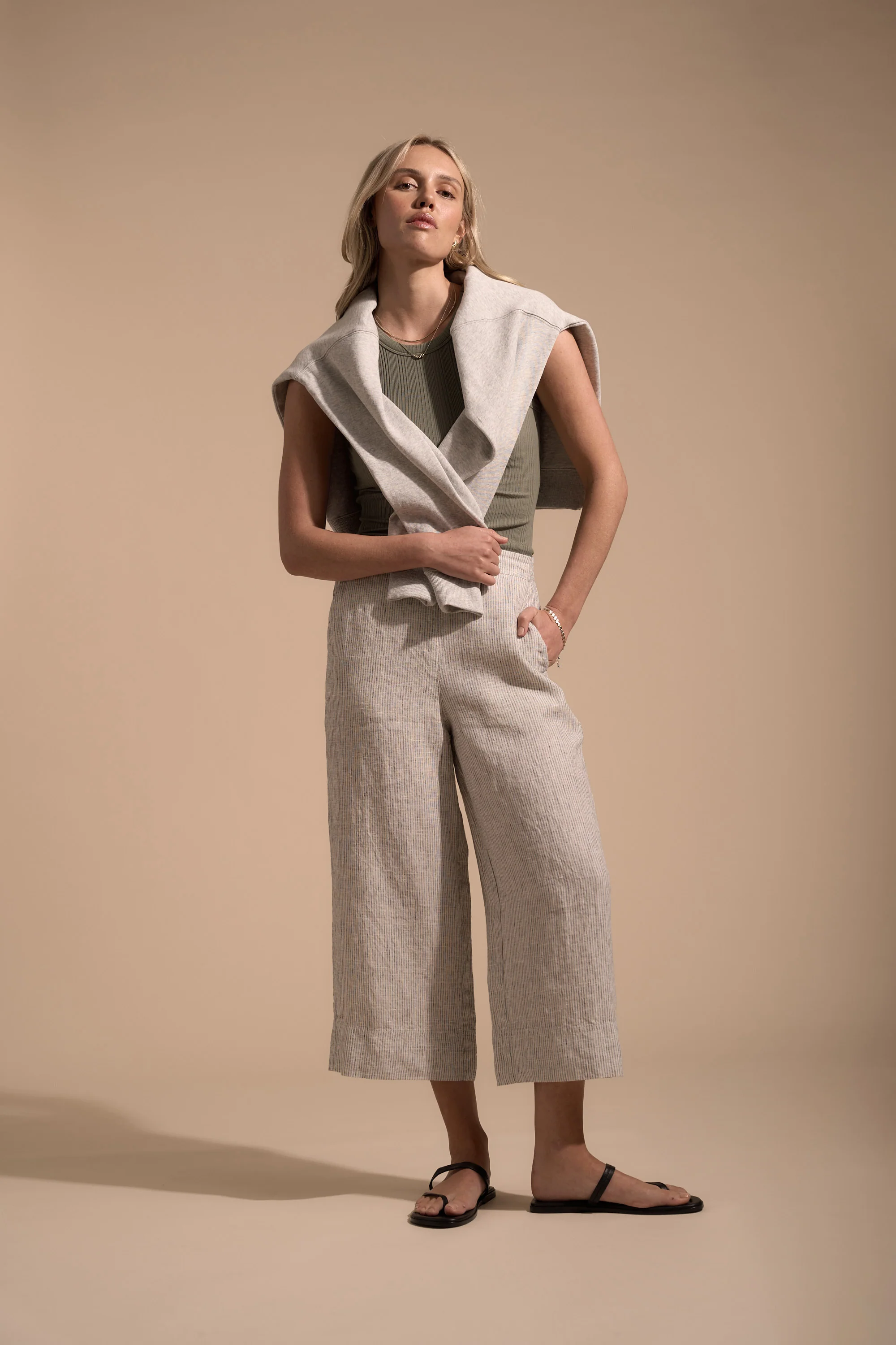 High Tide Linen Crop - Image 6