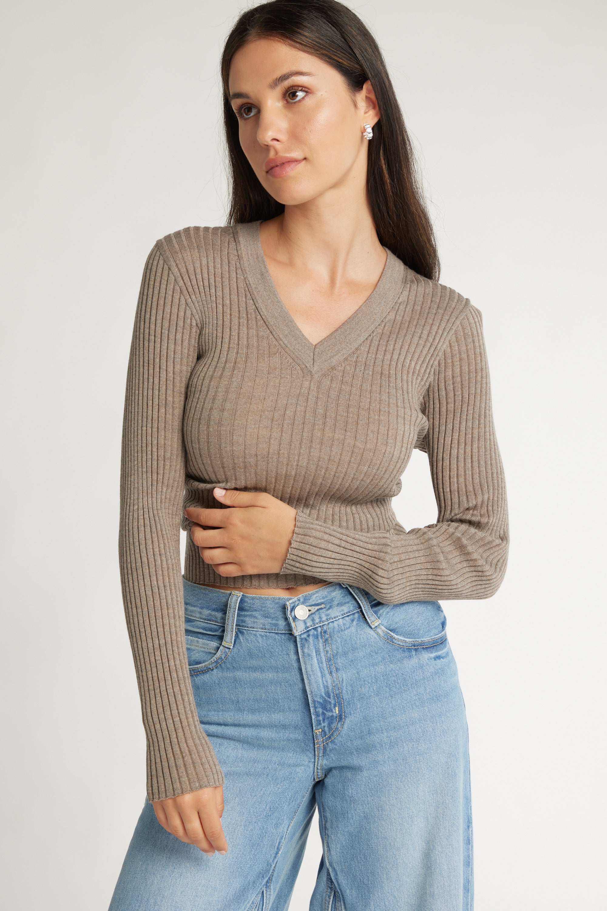 Hudson ZQ Merino V Neck Top - Image 3