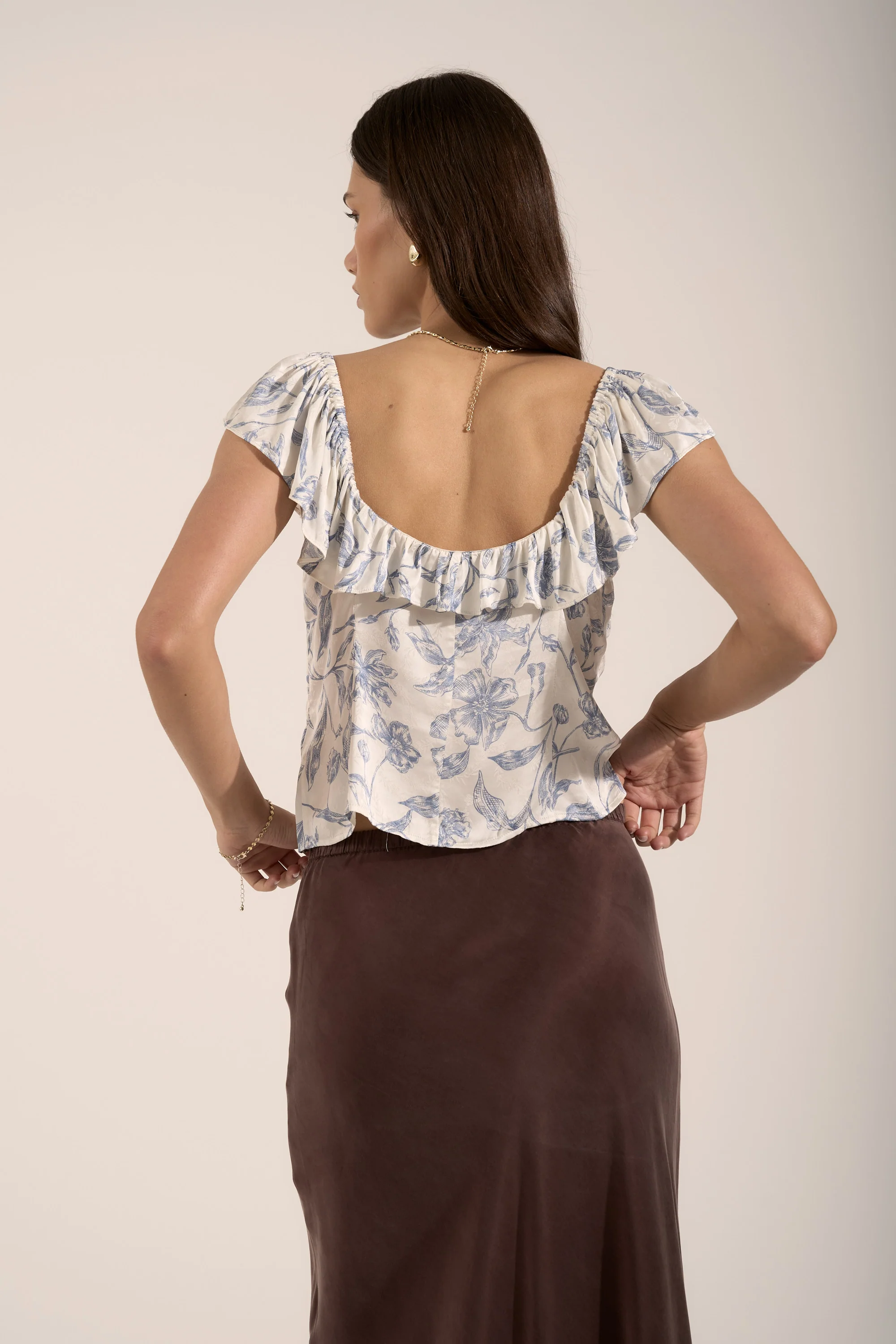 Ingrid Frill Detail Blouse - Image 4