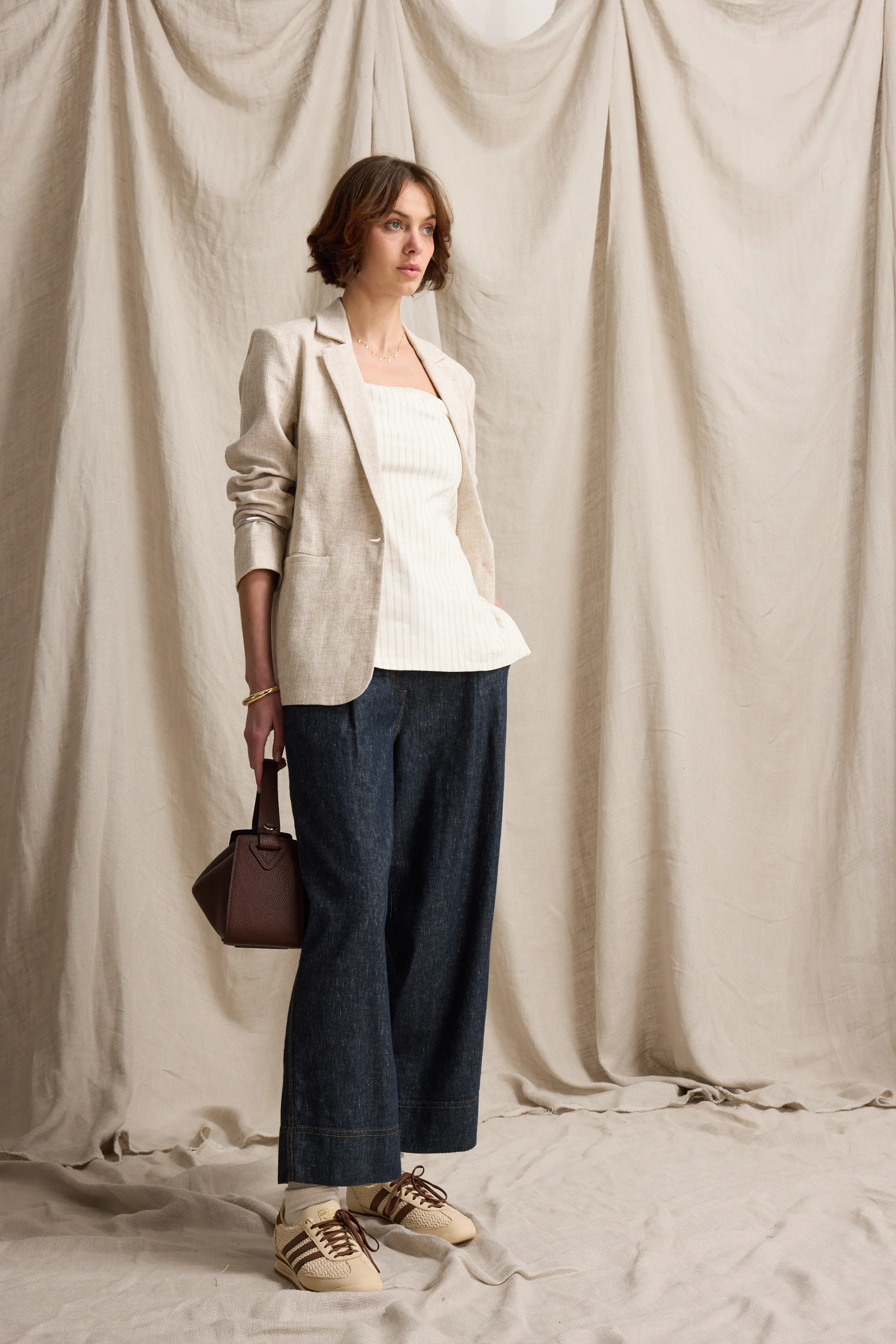 Isabel Linen Blend Culotte - Image 4