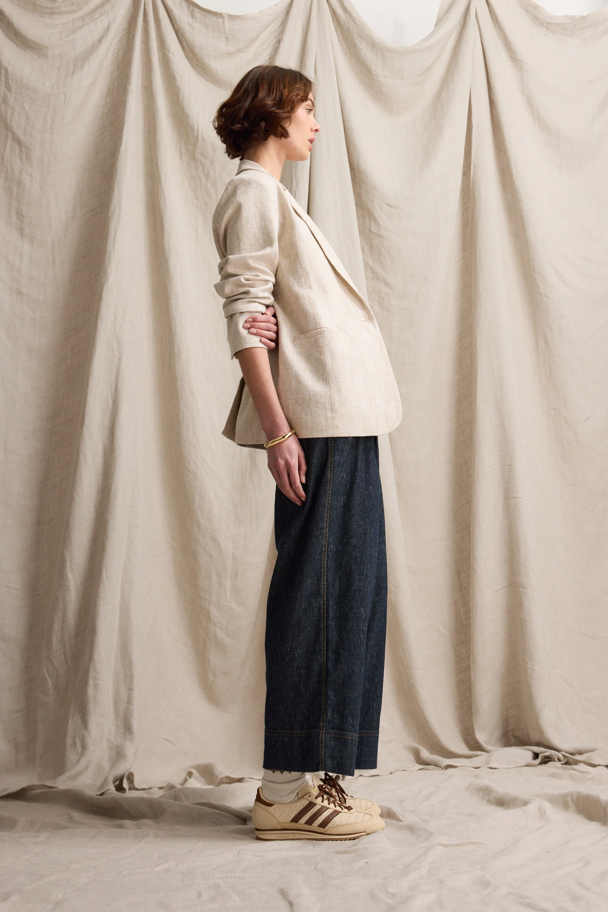 Isabel Linen Blend Culotte - Image 5
