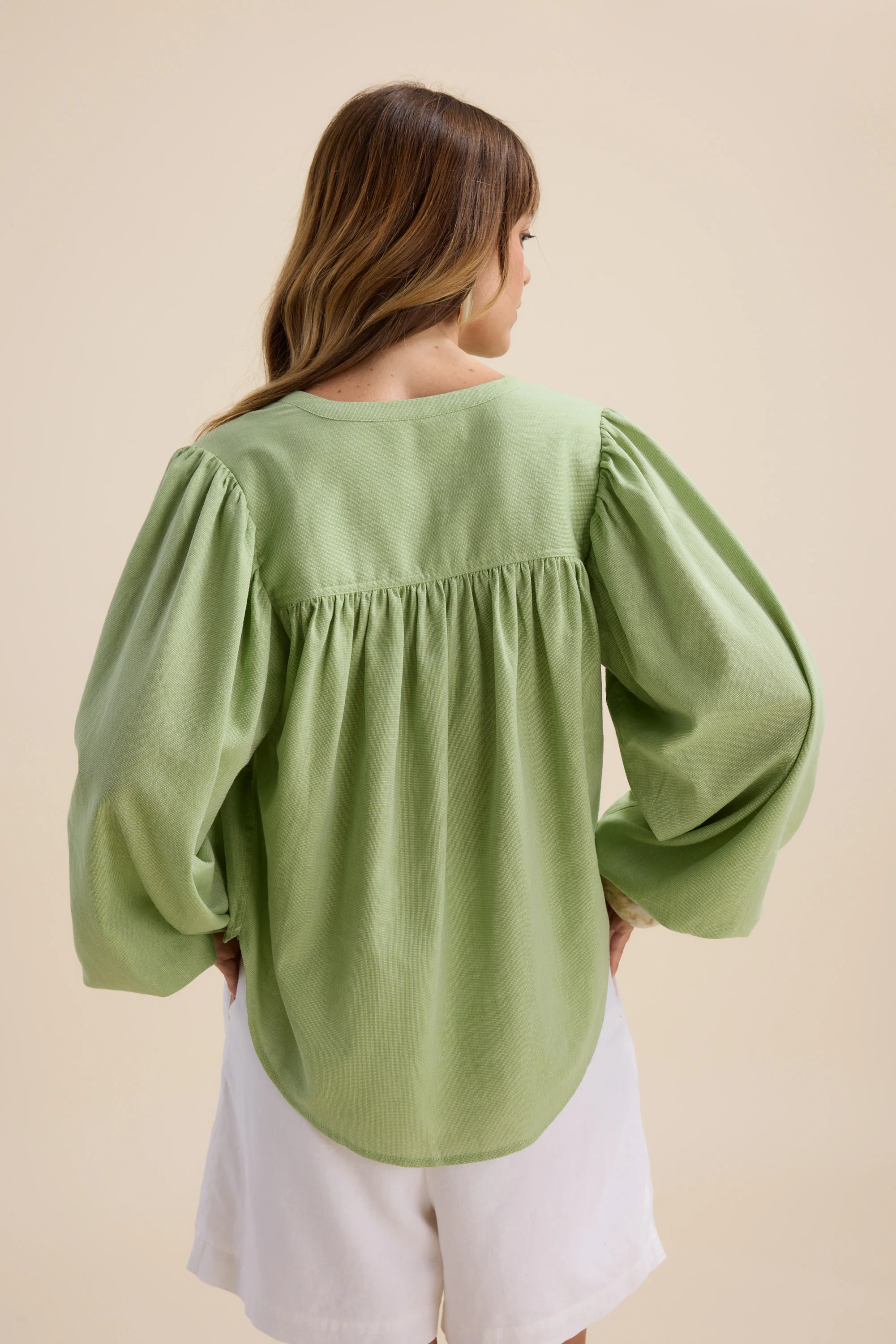 Isla Button Front Blouse - Image 8