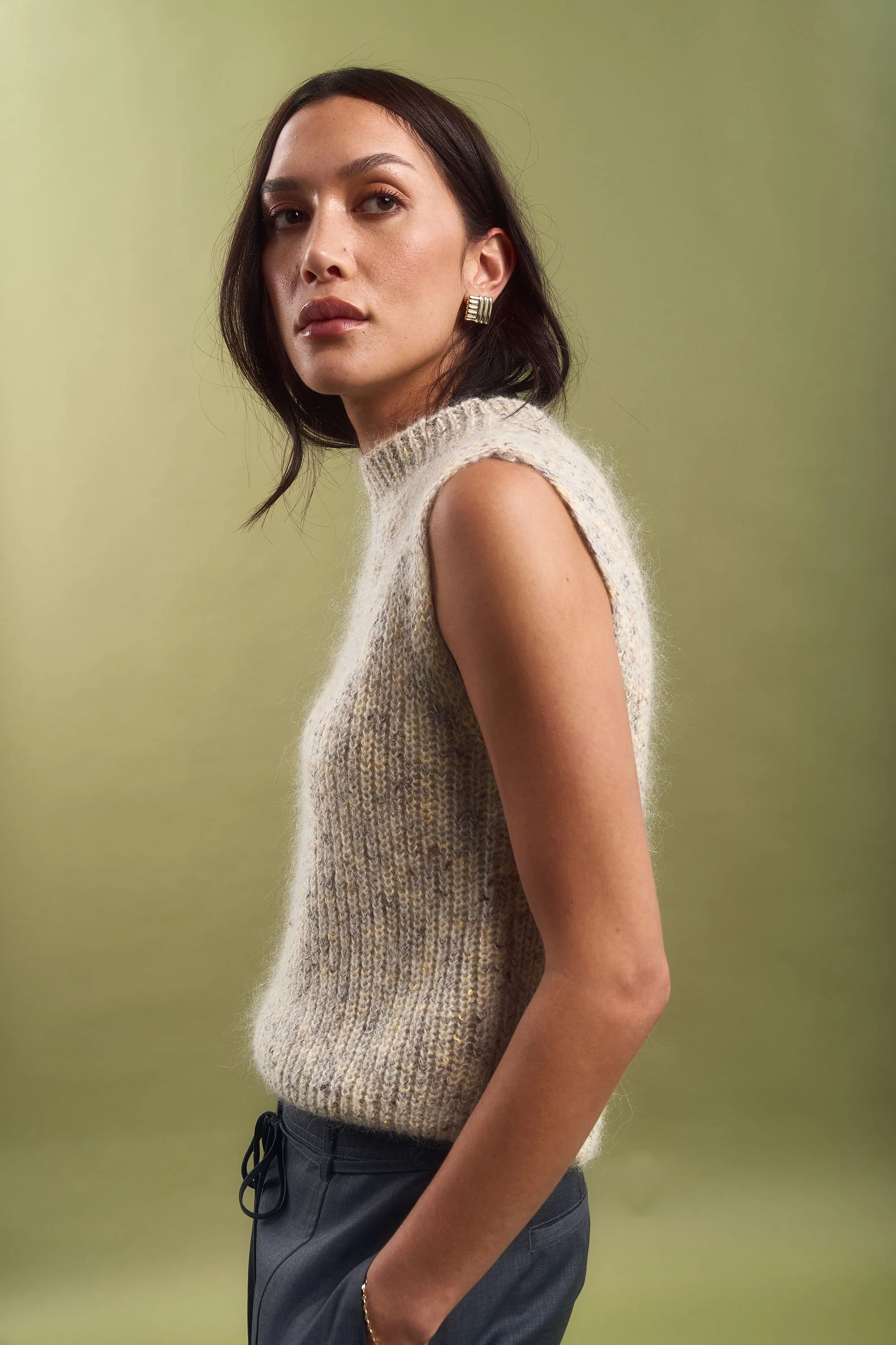 Isla Knitted Vest - Image 2
