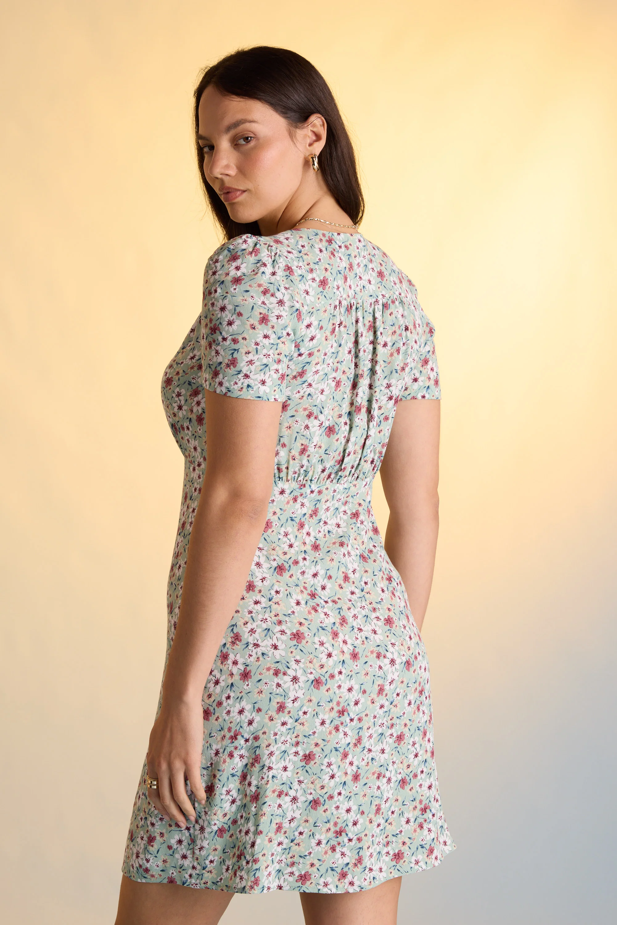 Isla Short Sleeve Dress - Image 4