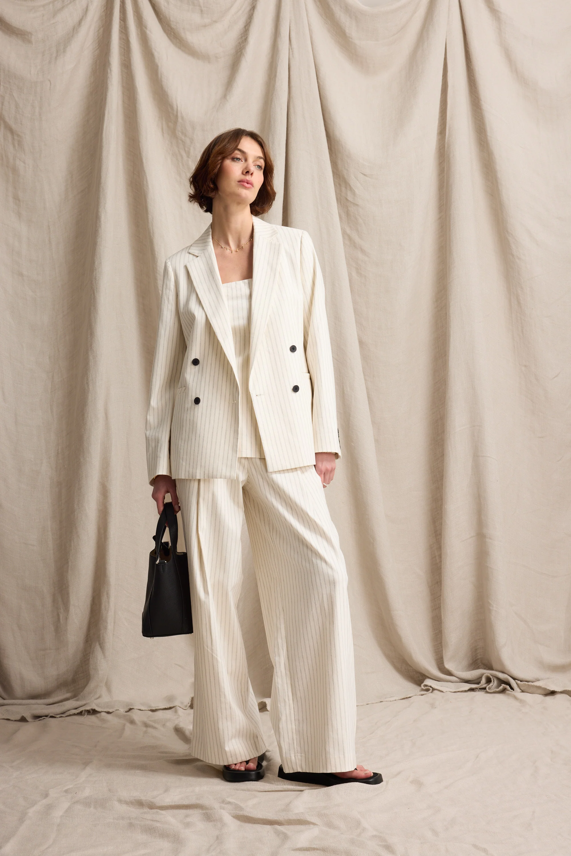 Jade Linen Blend Pant - Image 3
