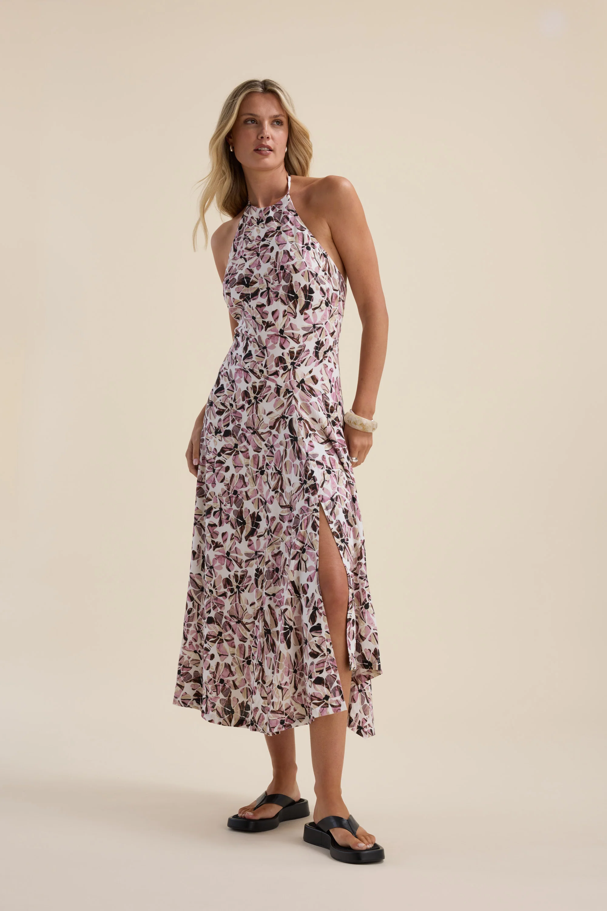Jasmine Halter Neck Dress - Image 2
