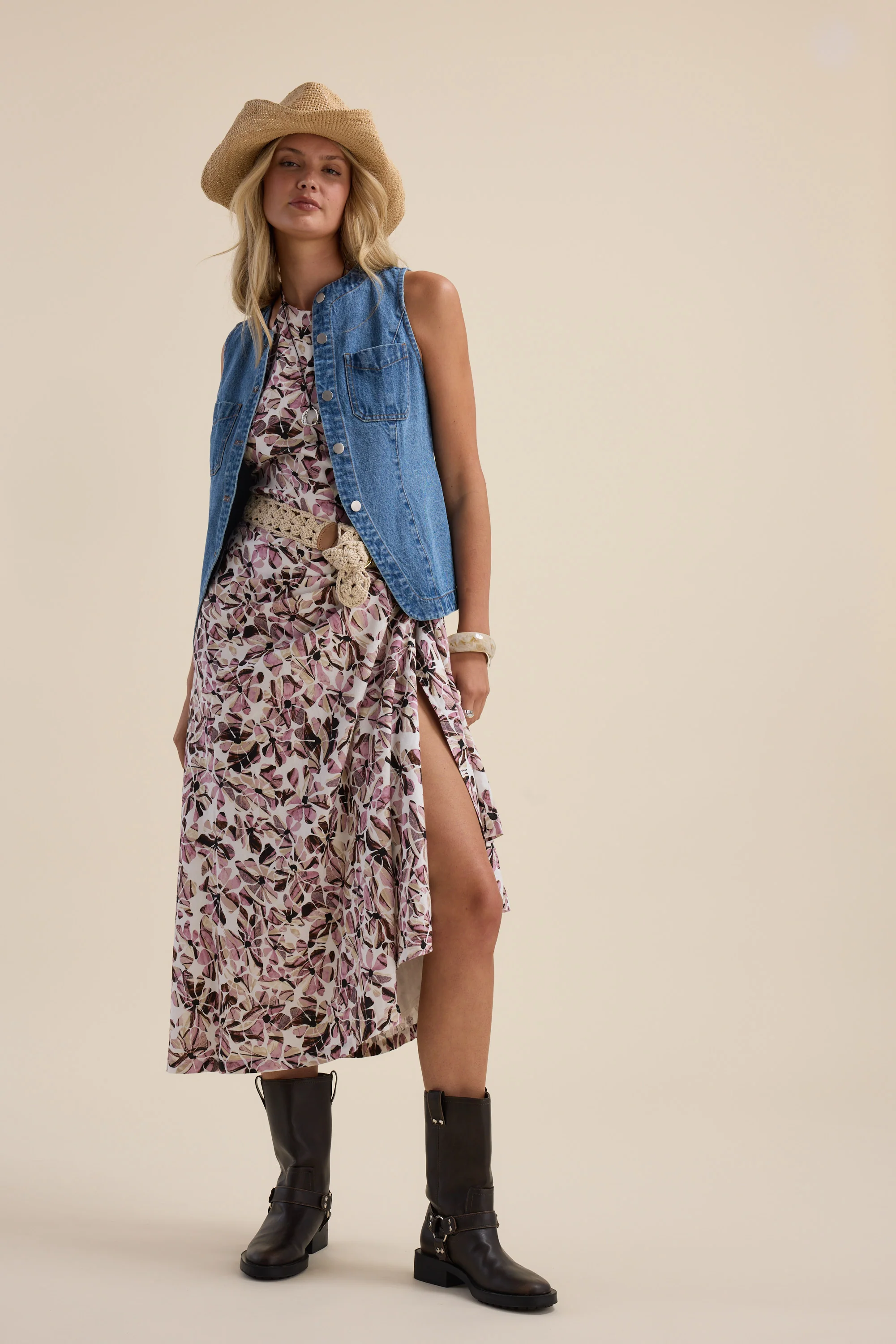 Jasmine Halter Neck Dress - Image 6