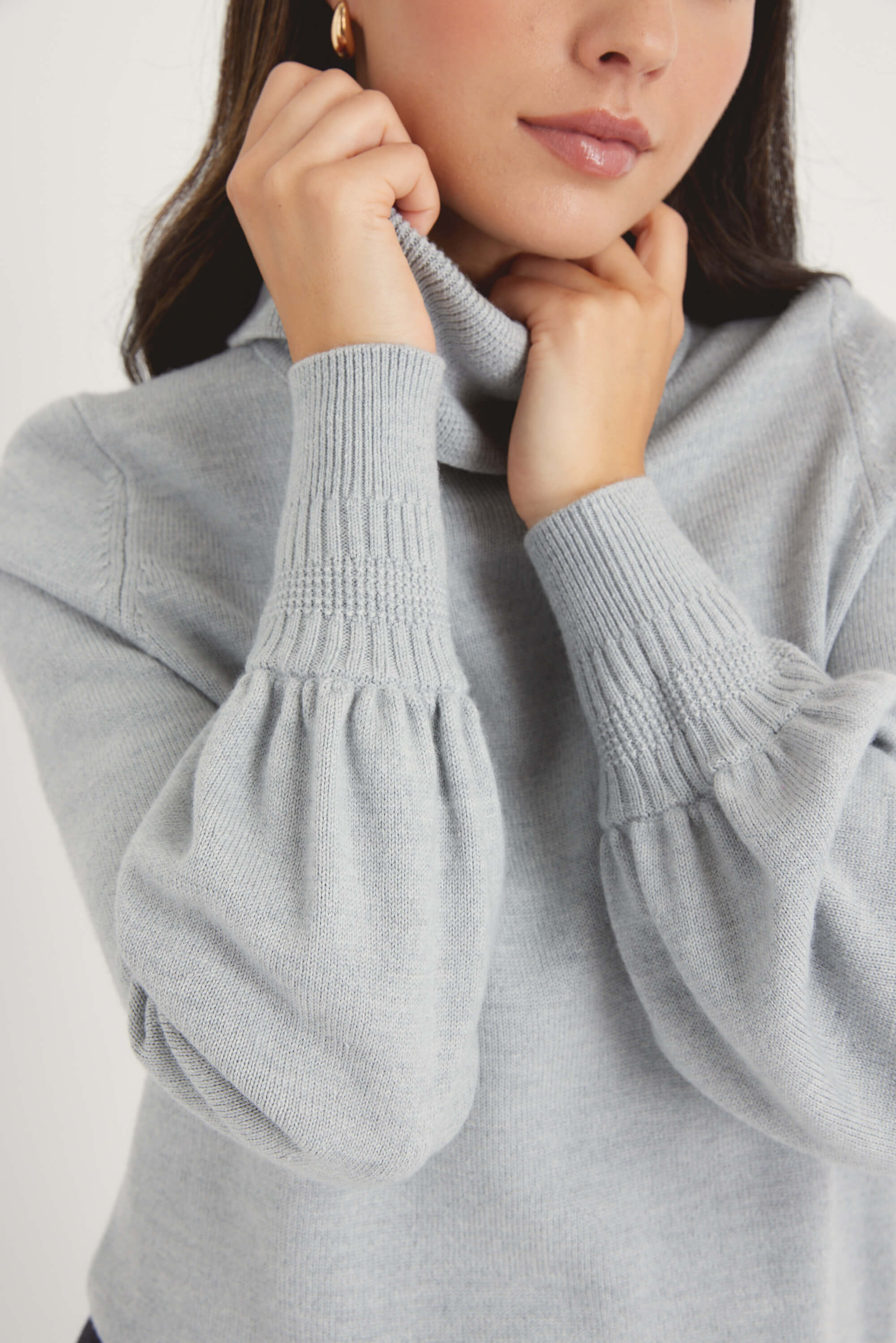 Josie ZQ Merino Roll Neck Sweater - Image 4