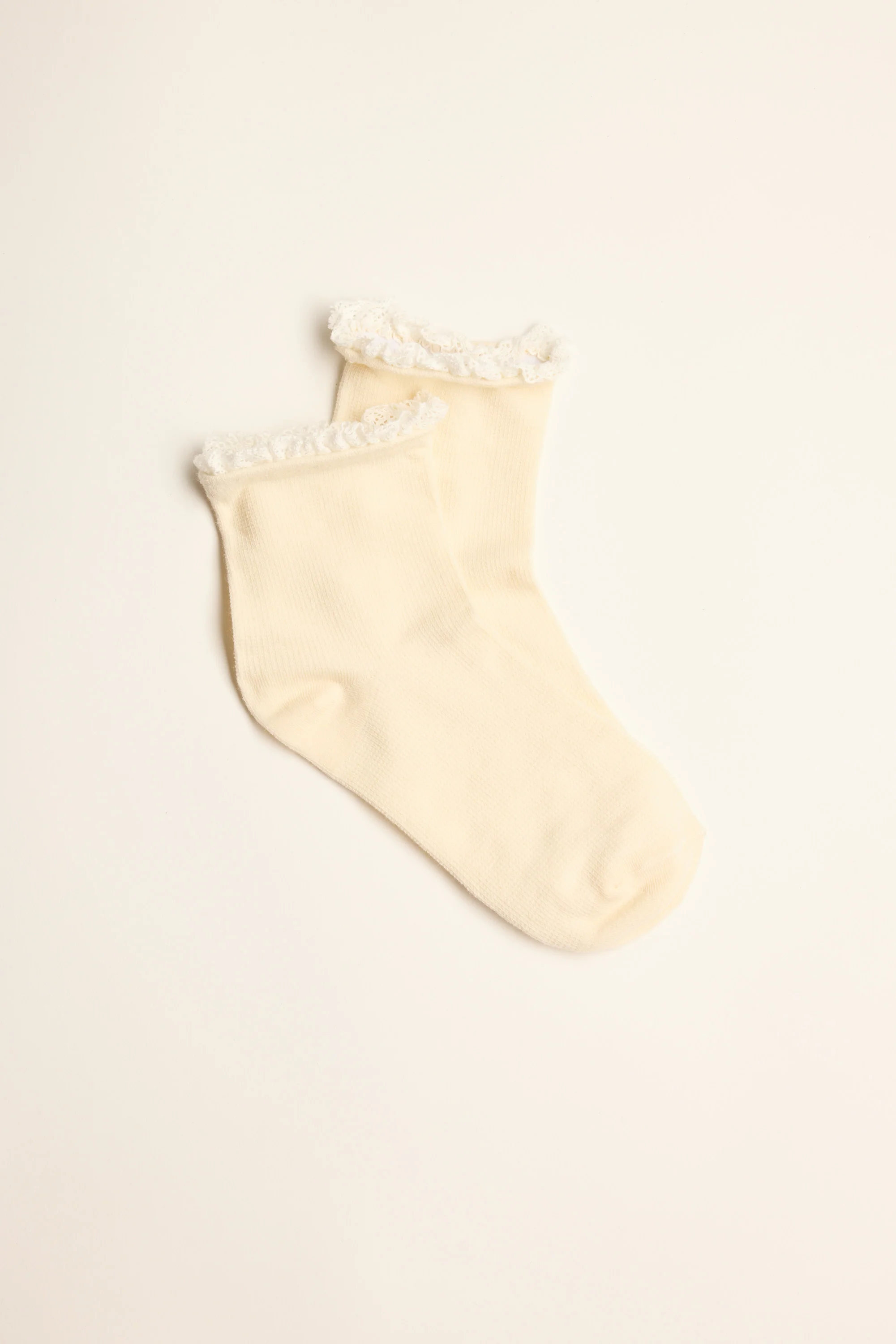 Jules Lace Trim Ankle Sock