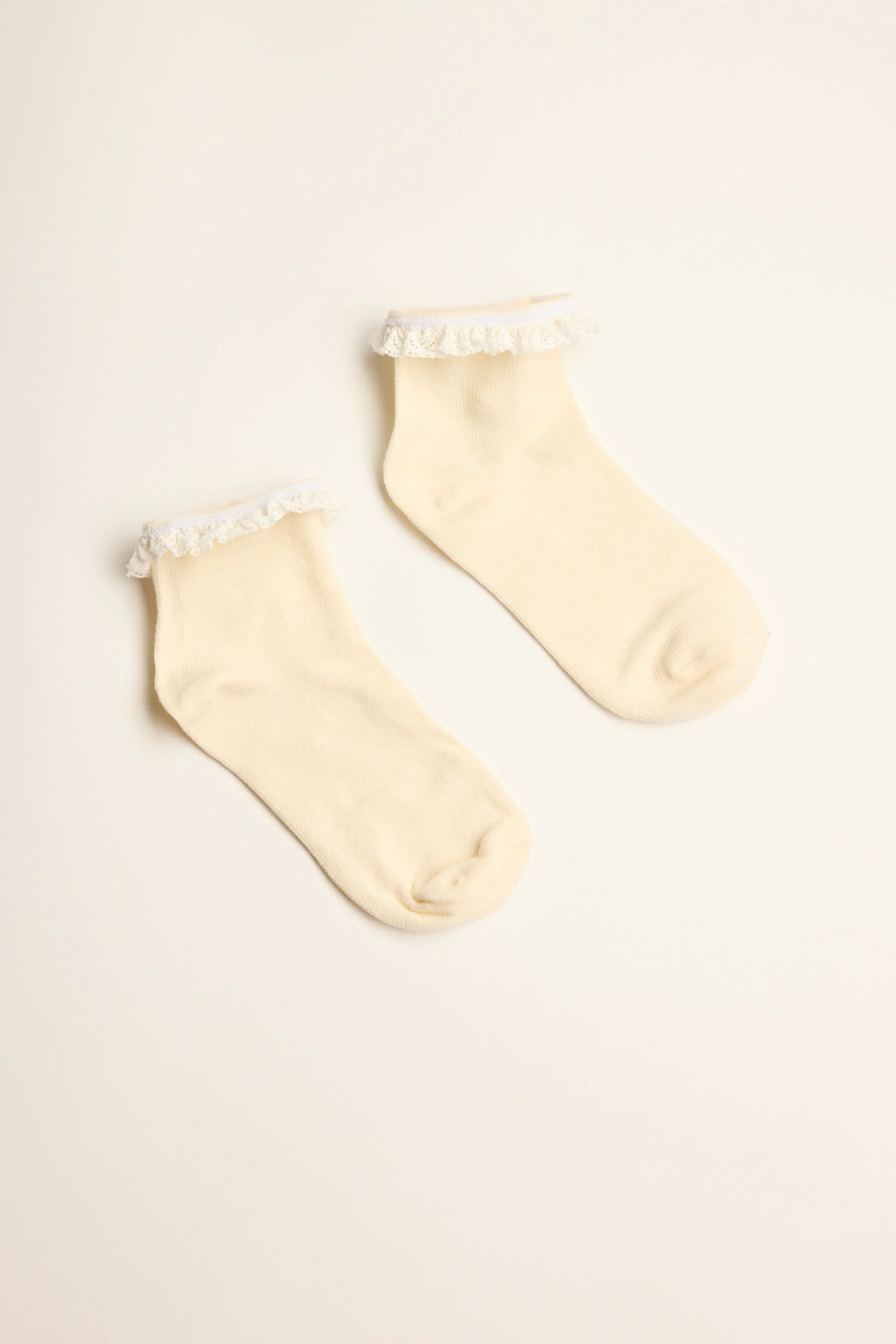 Jules Lace Trim Ankle Sock - Image 2