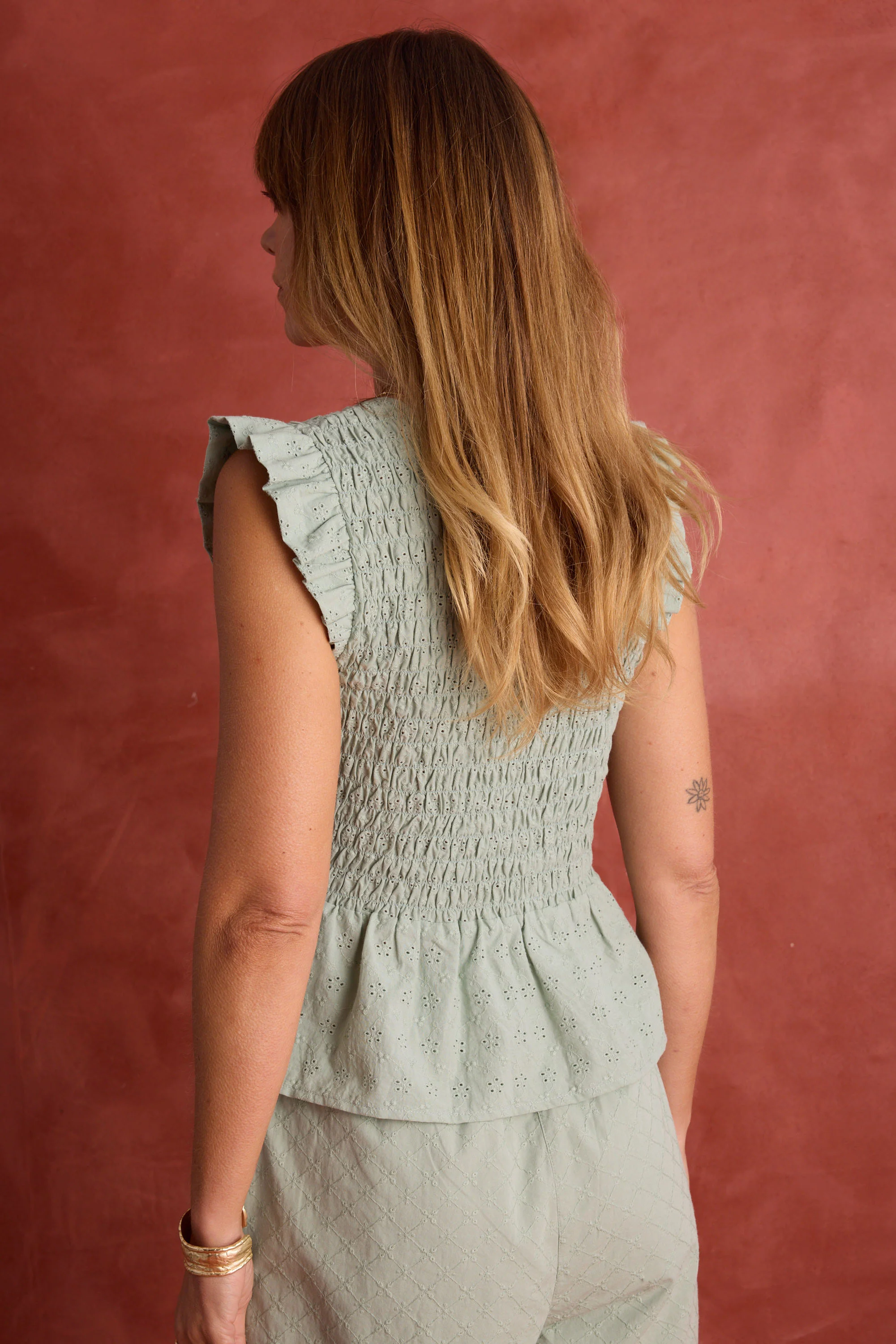 Juno Shirred Detail Top - Image 8