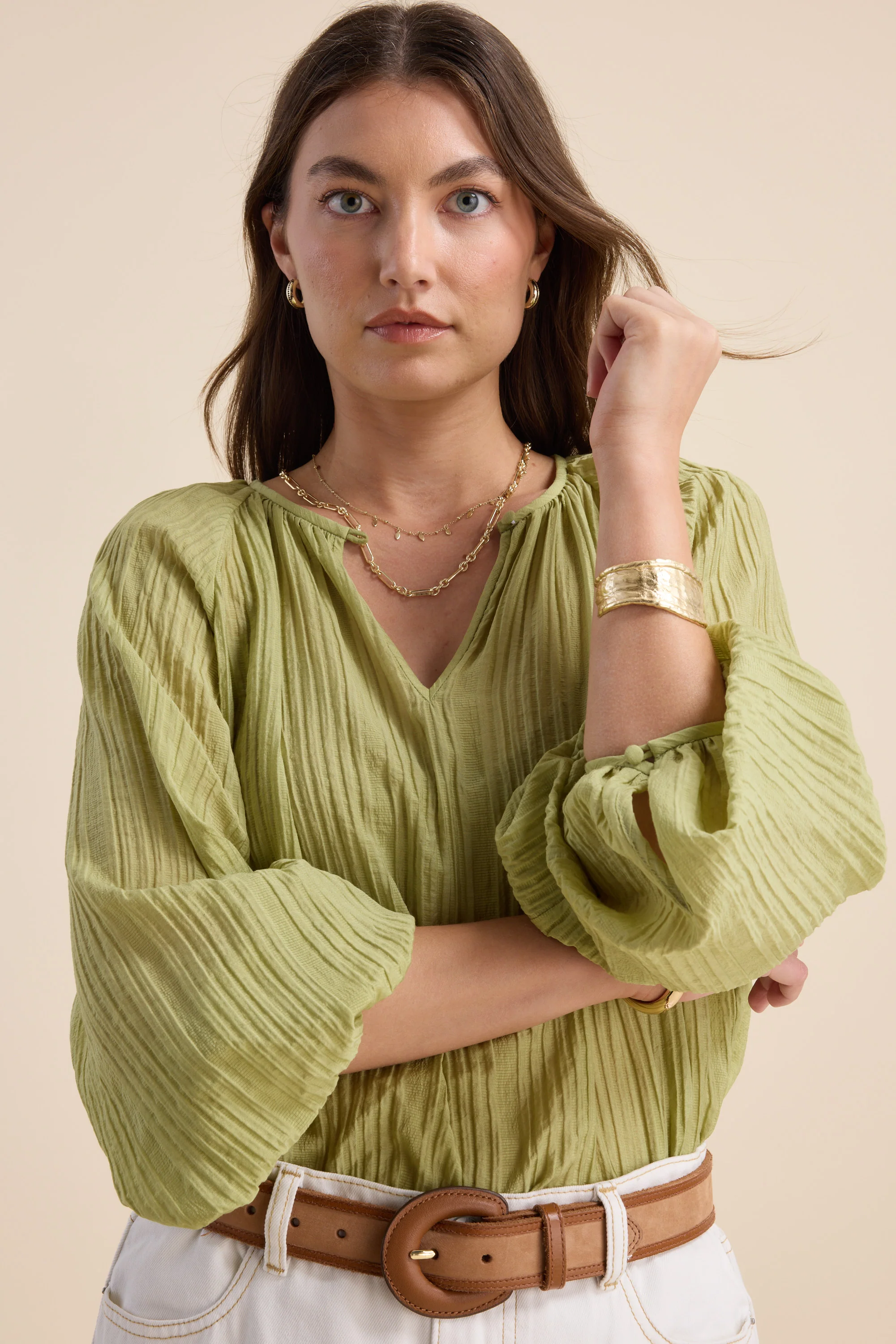 Kat Textured Blouse - Image 4