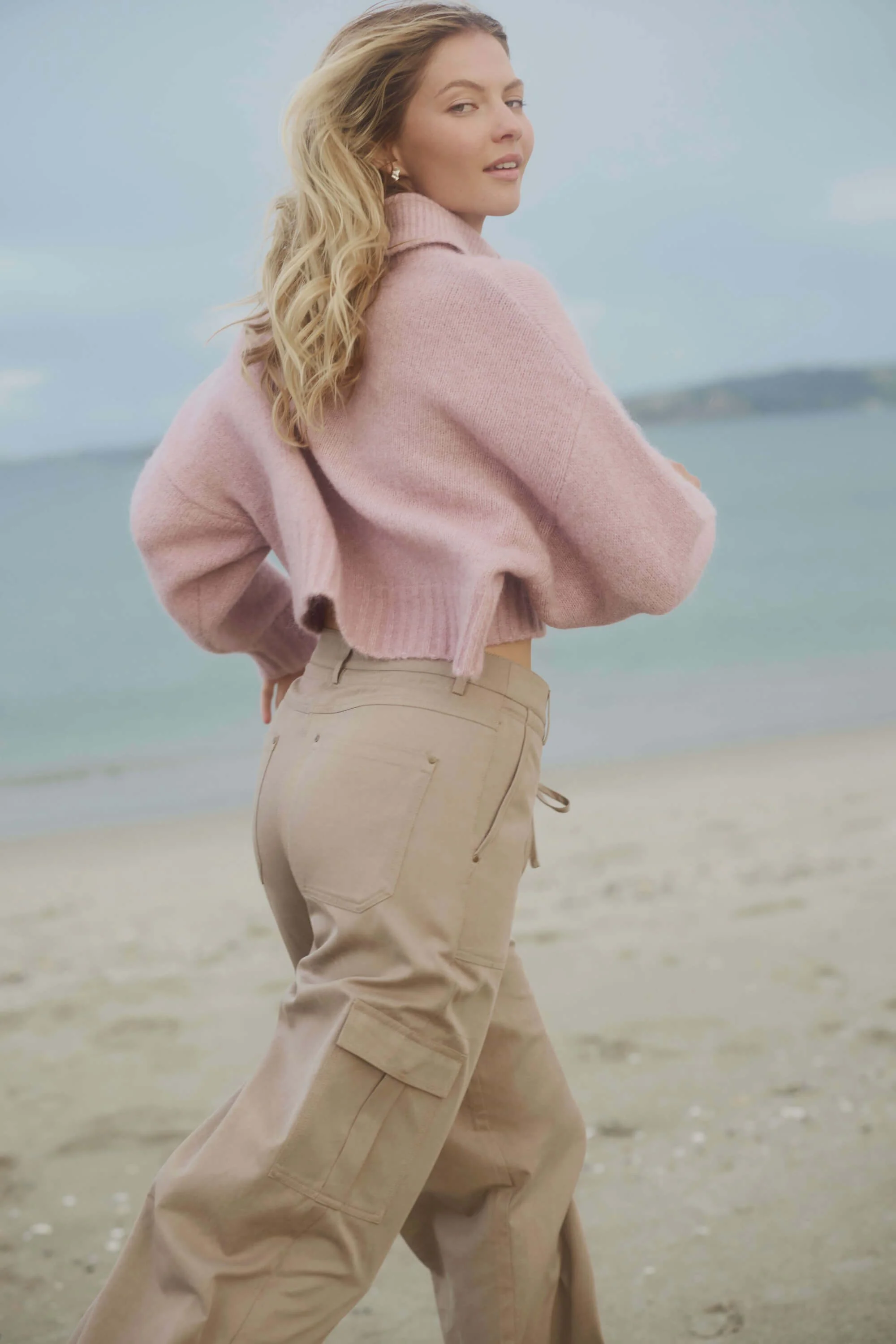 Kate Luxe Whisper Roll Neck Sweater - Image 2