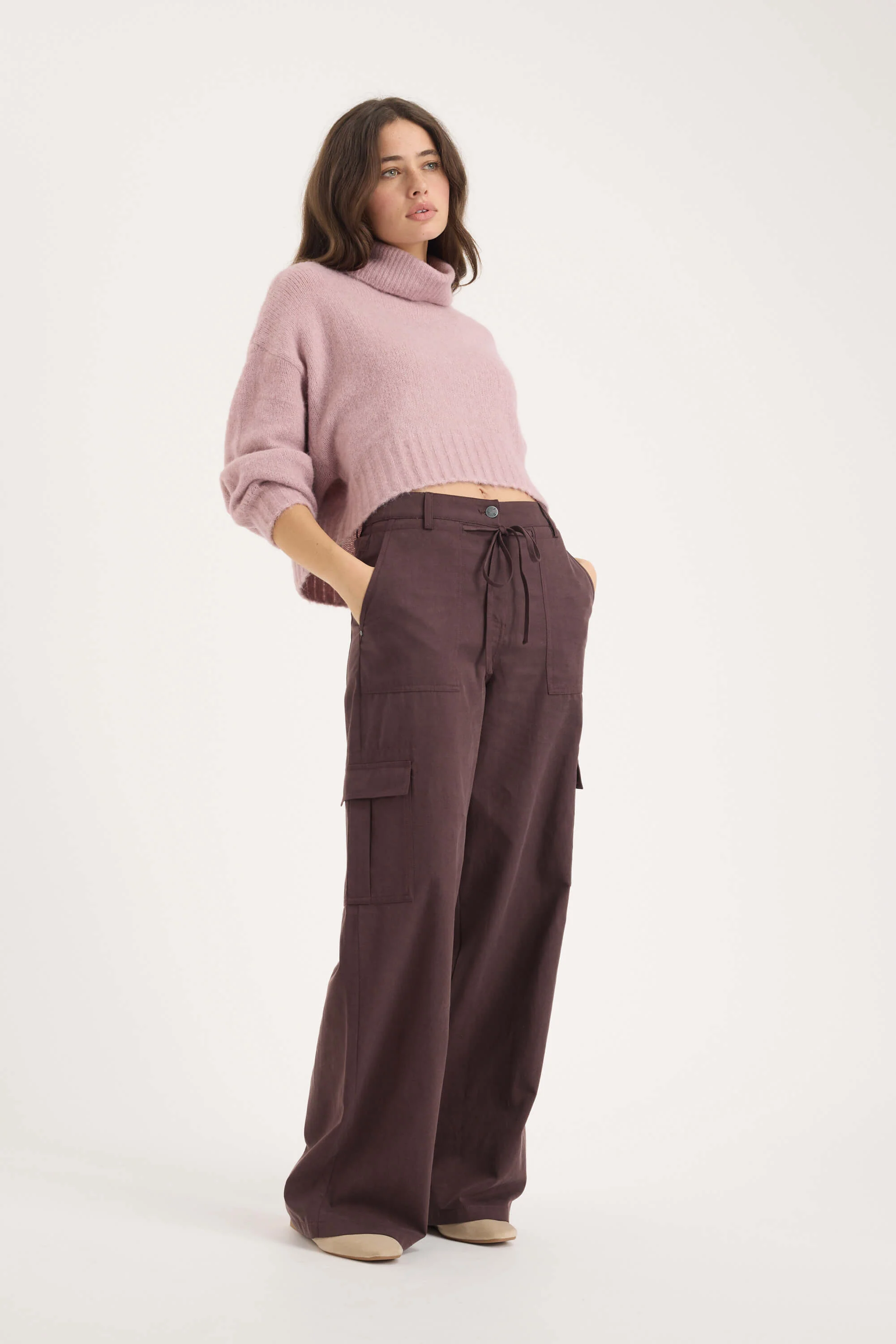 Kate Luxe Whisper Roll Neck Sweater - Image 4