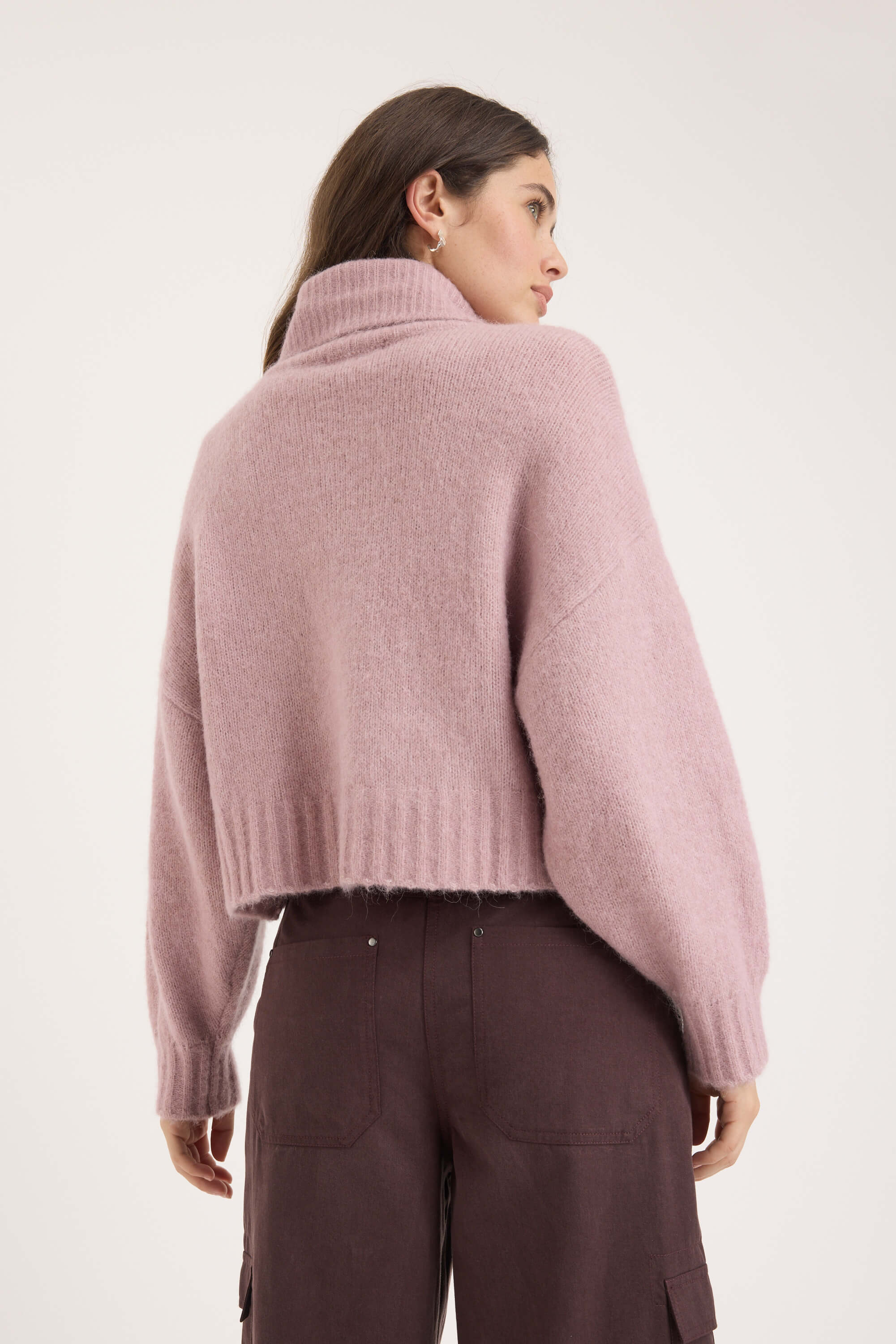 Kate Luxe Whisper Roll Neck Sweater - Image 5