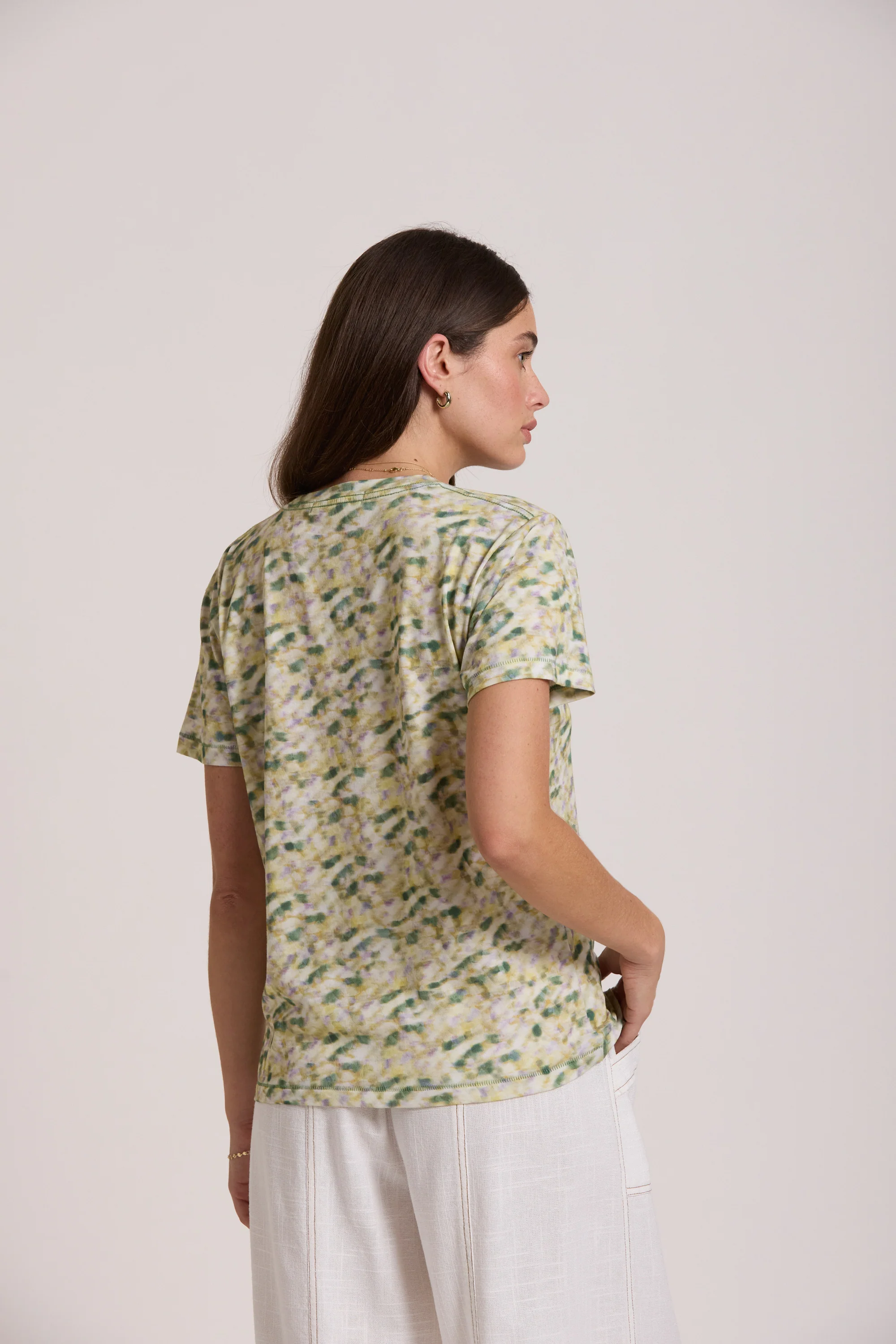 Kelly Tie Dye Detail Tee - Image 3