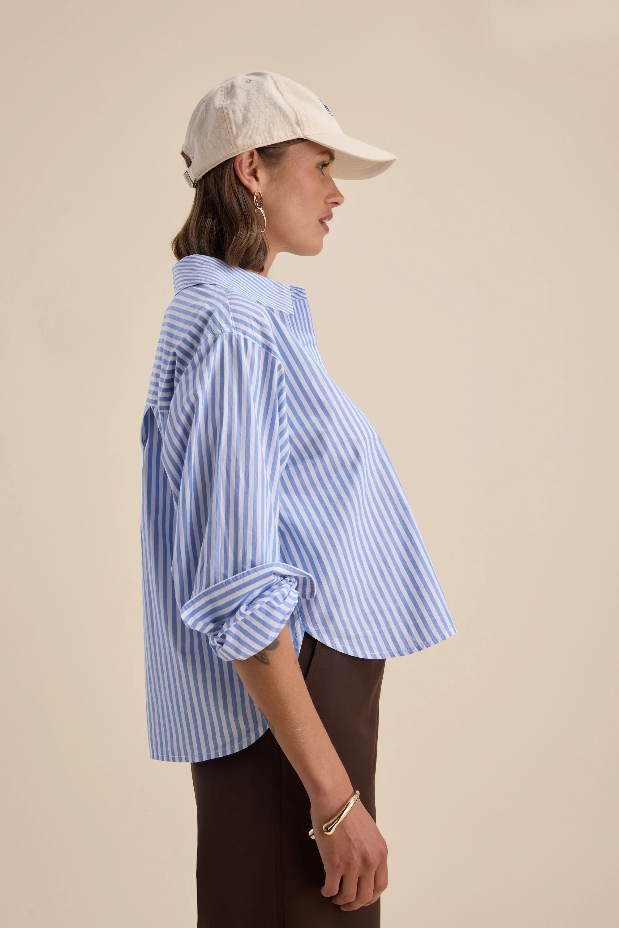 Leah Stripe Detail Shirt - Image 4