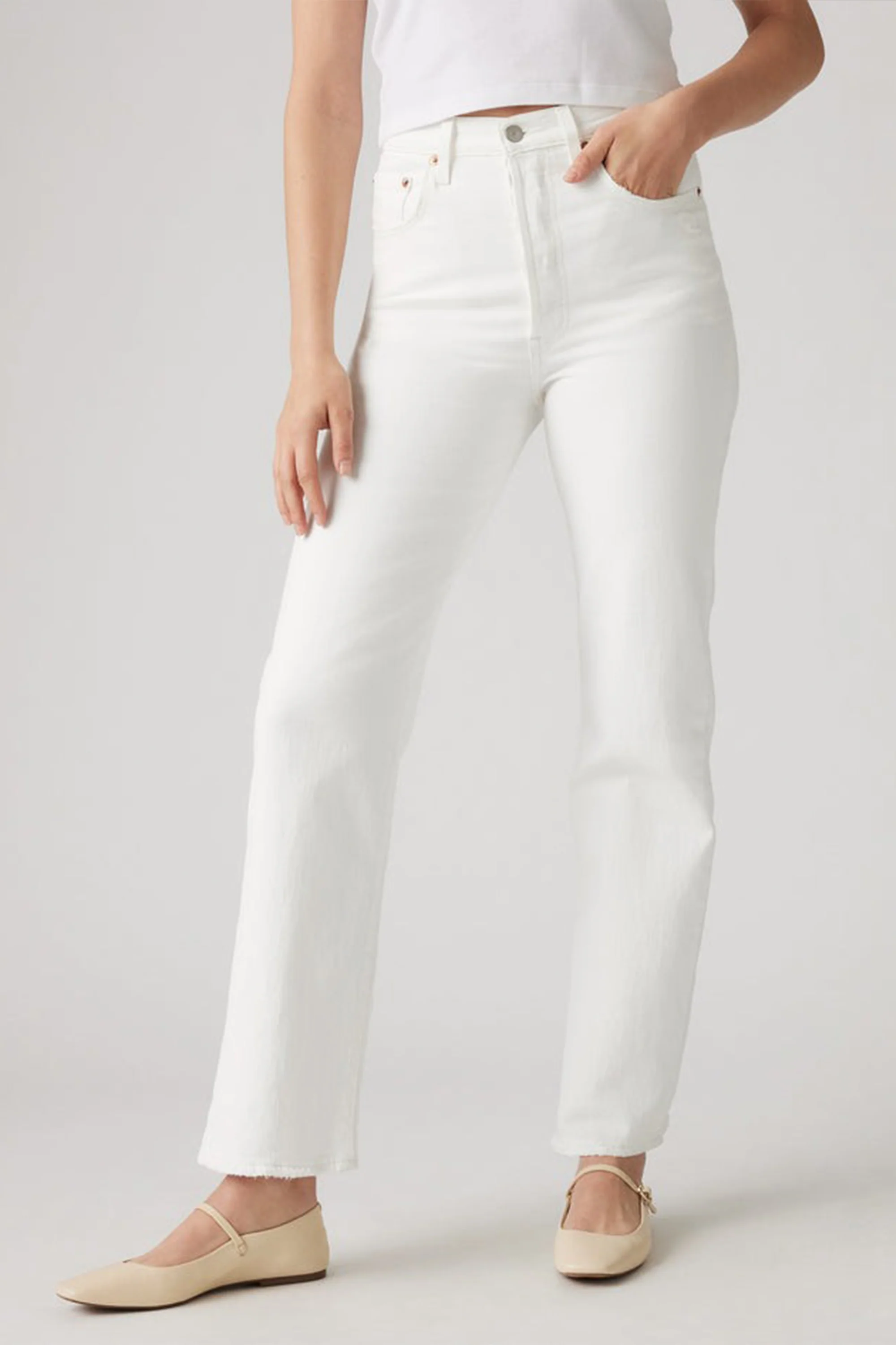 Levi's Ribcage Straight Ankle Jeans - Image 4