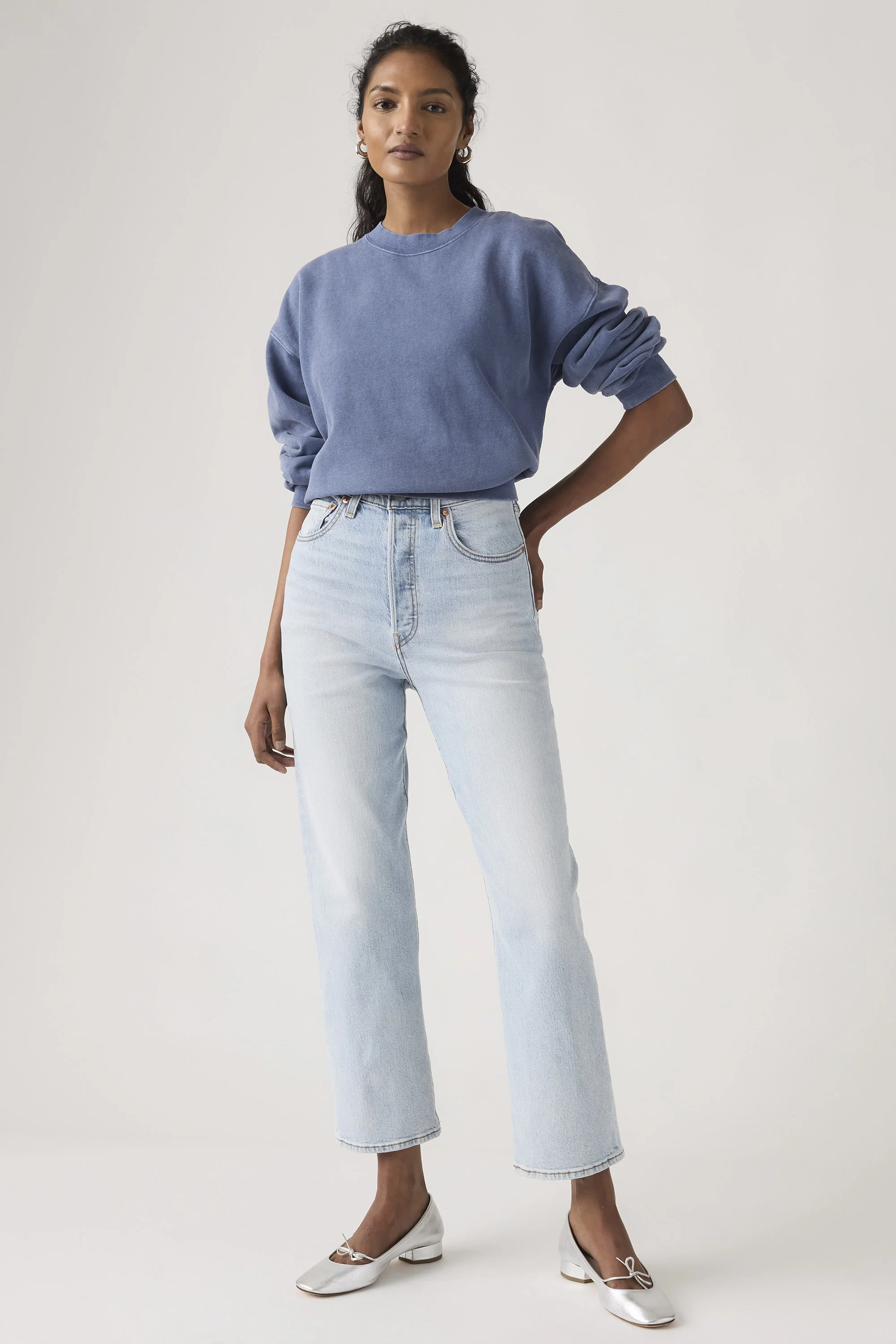 Levi's Ribcage Straight Ankle Jeans - Image 2