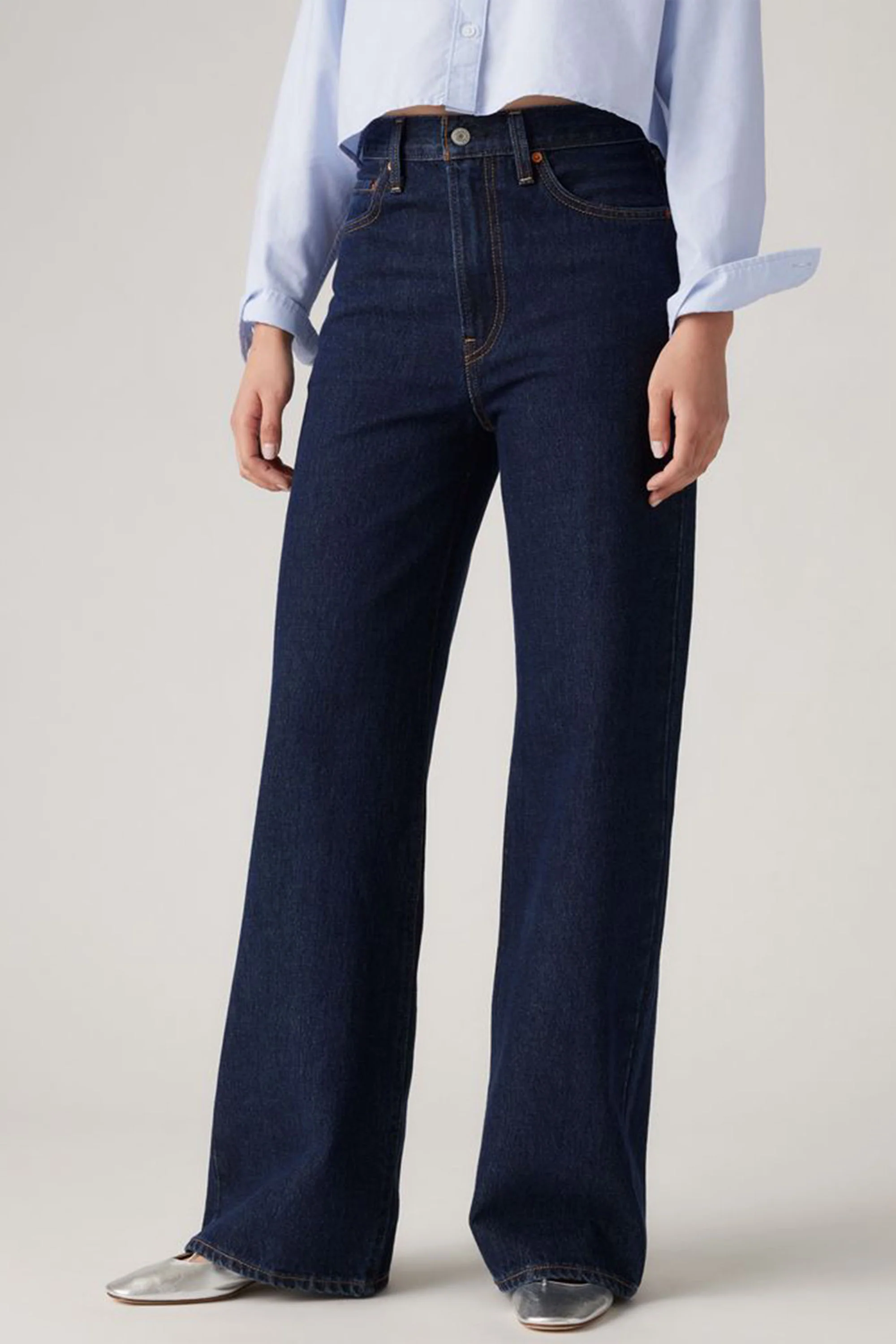Levi's Ribcage Wide Leg Jeans - Image 4