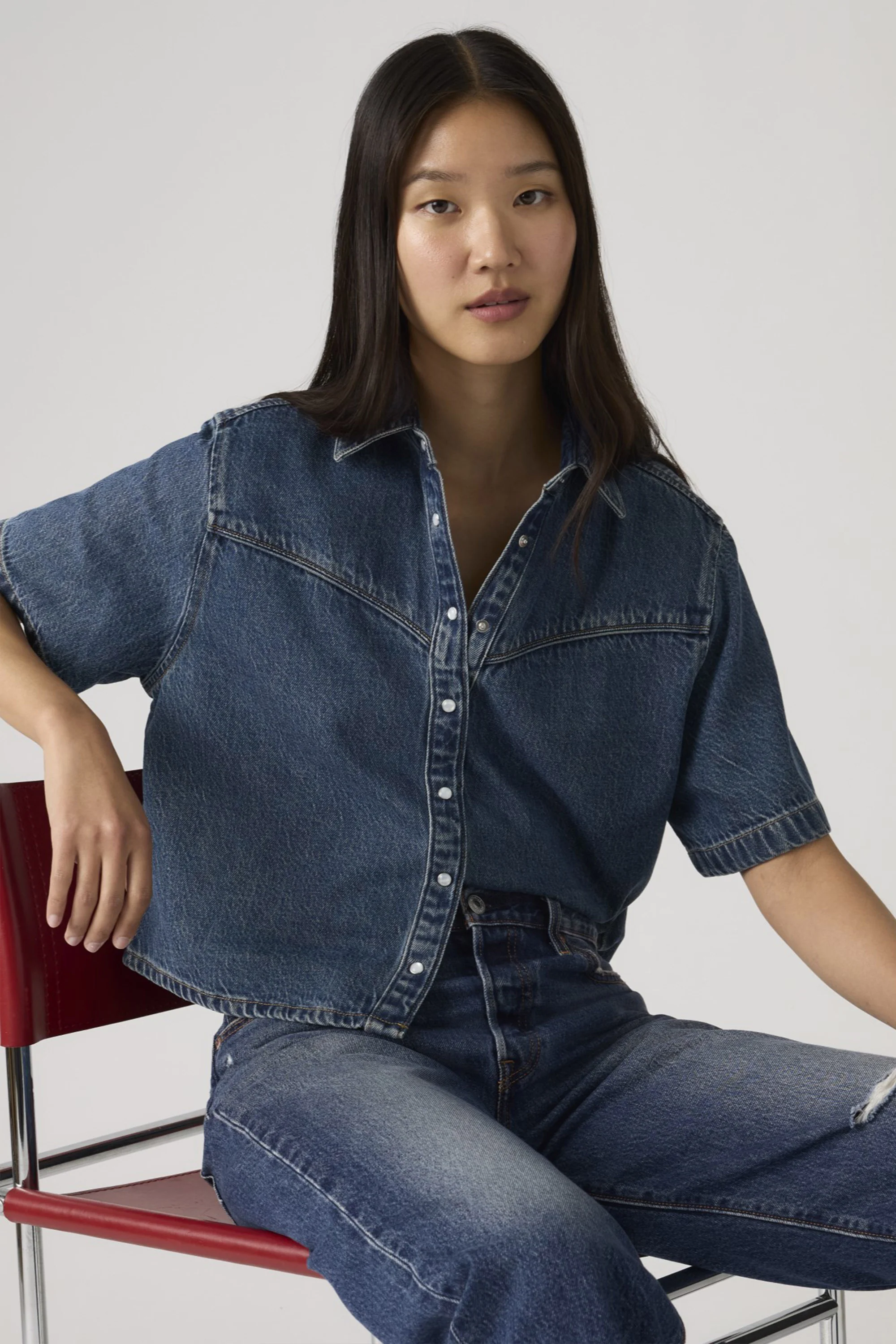 Levi's Short Sleeve Denim Shirt - Image 2