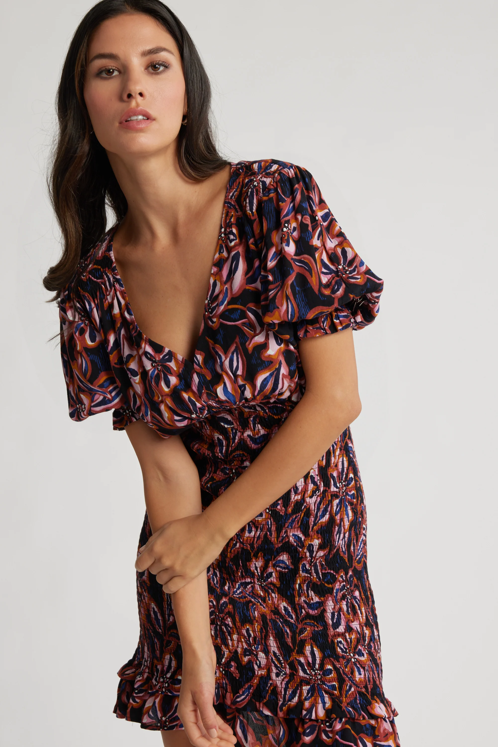 Lillian Shirred Dress - Image 3